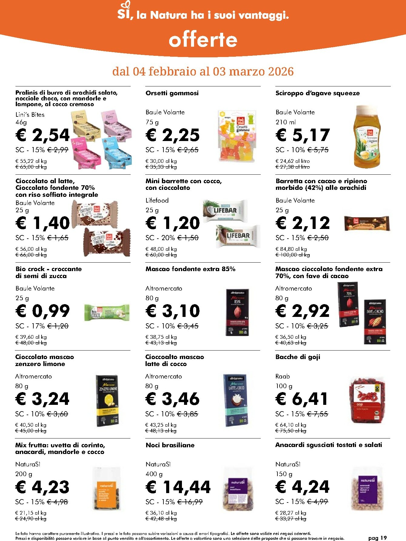 naturasi - Volantino NaturaSì valido dal 04/02/2026 al 03/03/2026 - page: 19