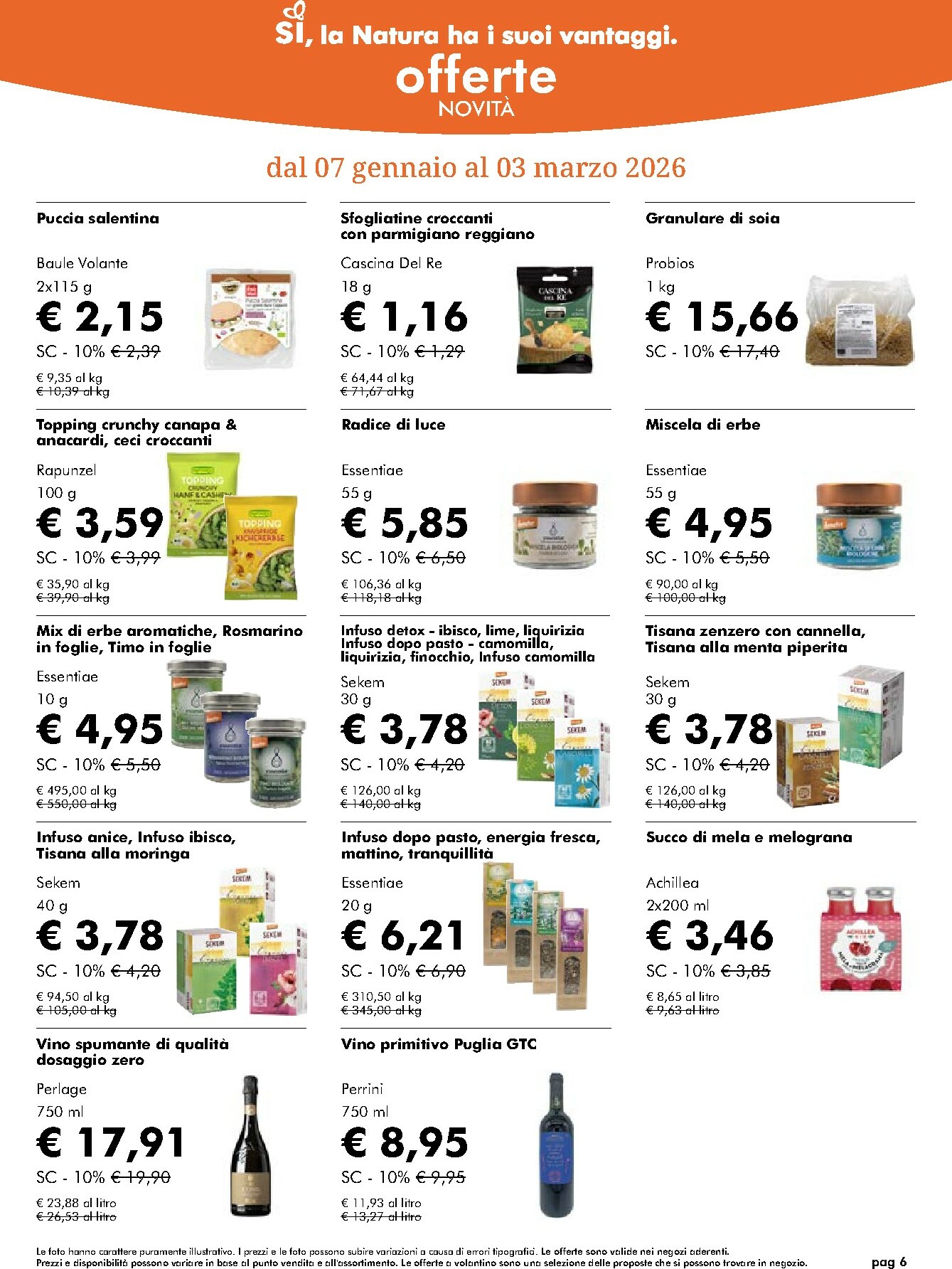 naturasi - Volantino NaturaSì valido dal 04/02/2026 al 03/03/2026 - page: 6