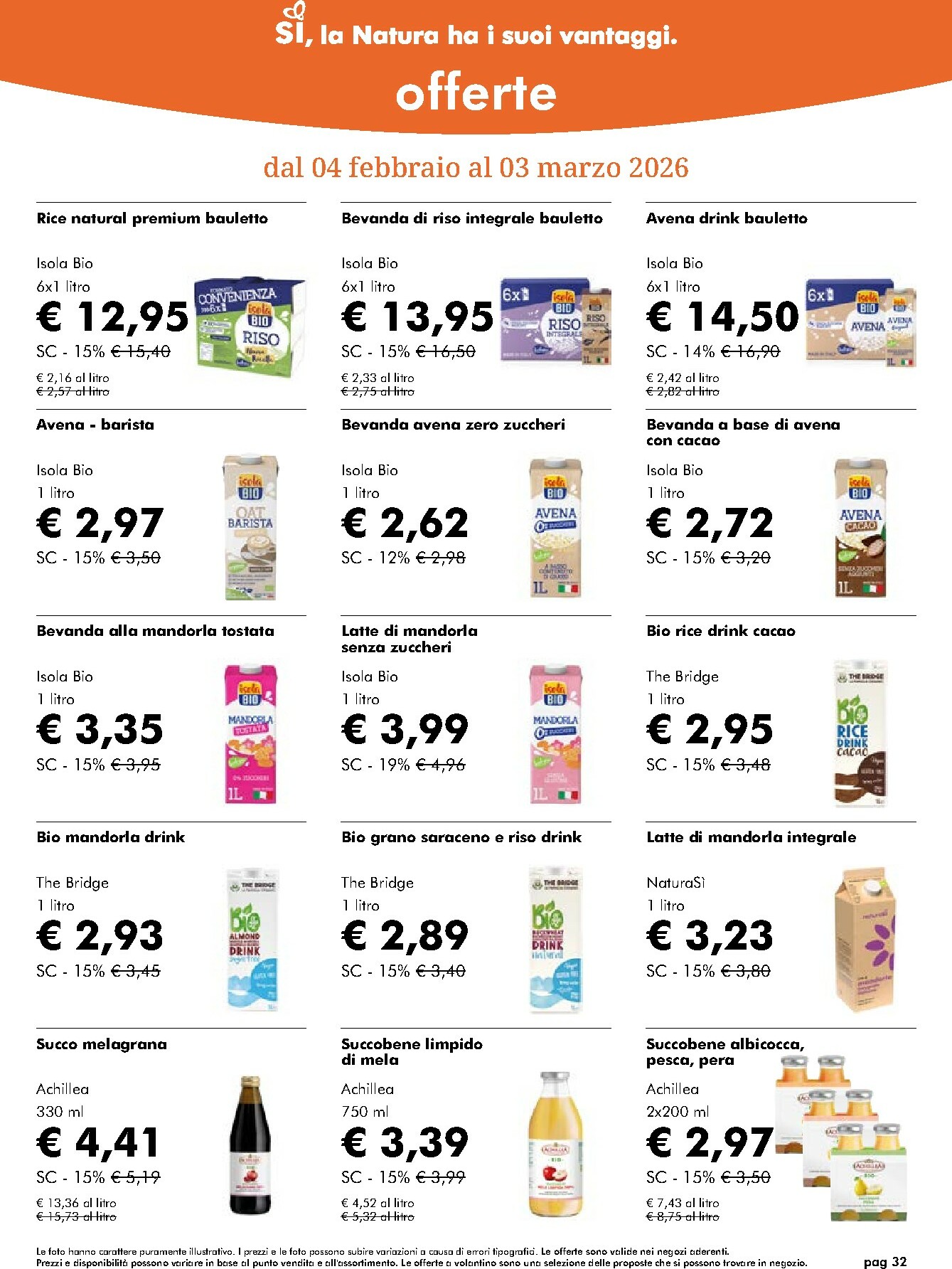 naturasi - Volantino NaturaSì valido dal 04/02/2026 al 03/03/2026 - page: 32