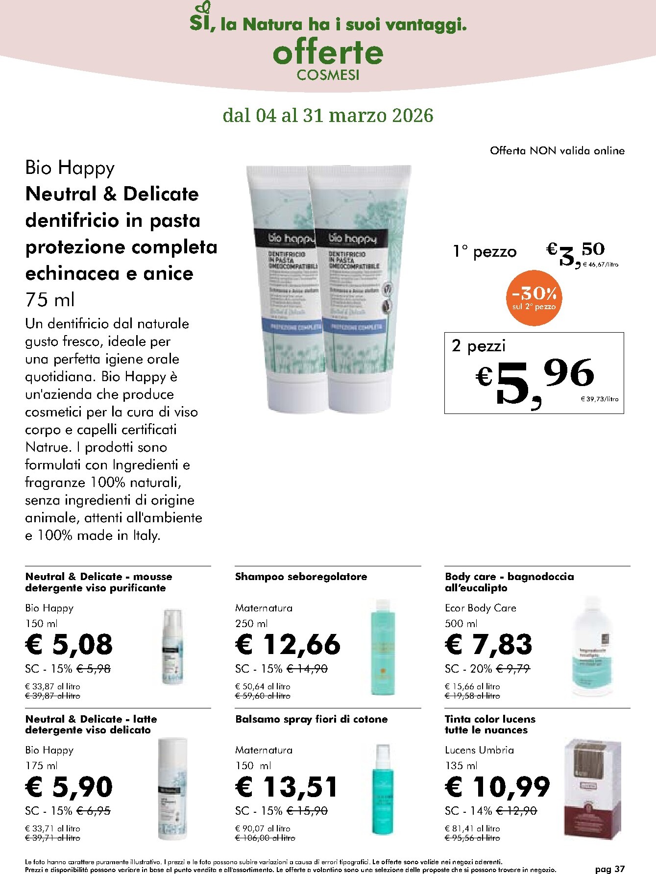 naturasi - Volantino NaturaSì valido dal 04/03/2026 al 31/03/2026 - page: 32