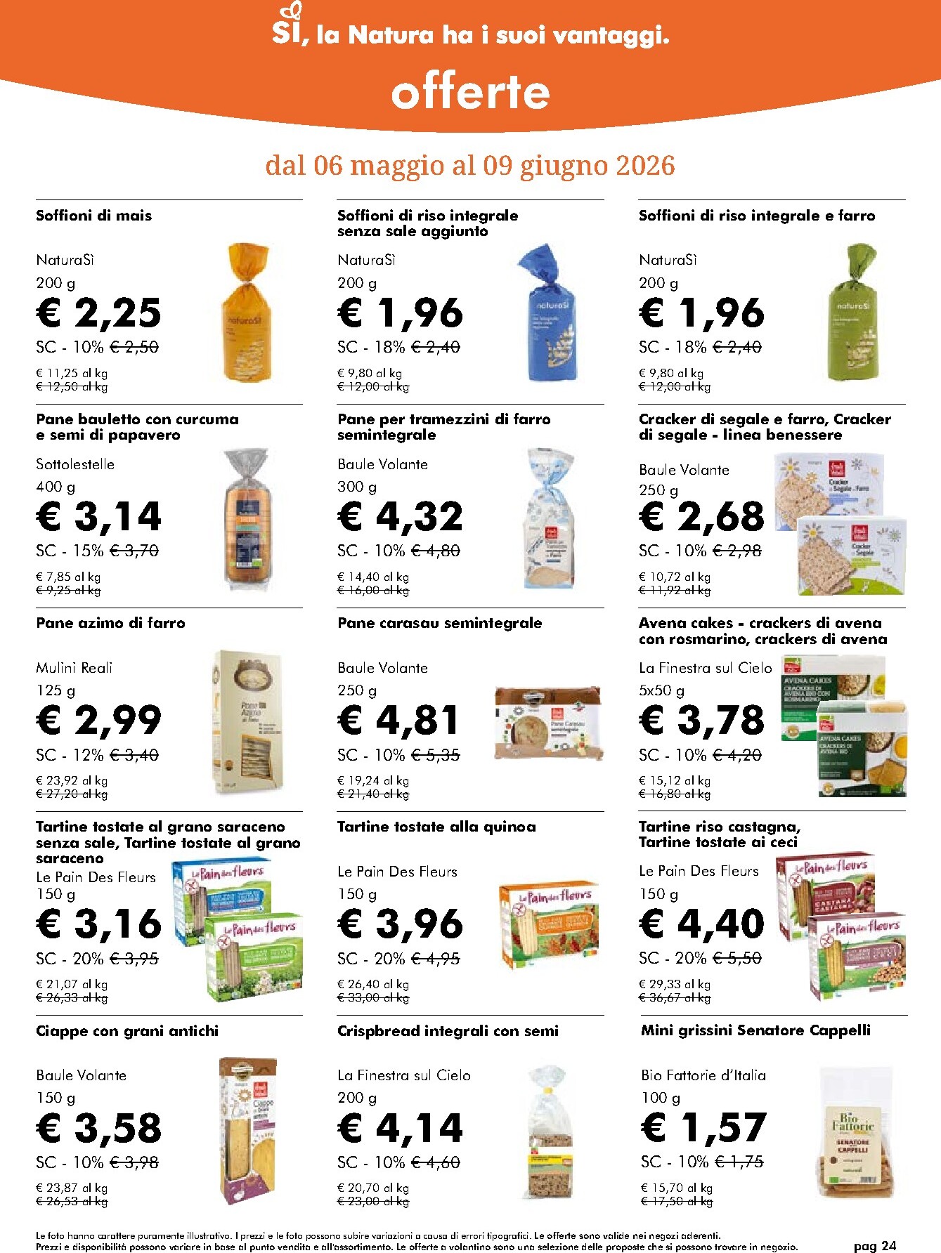 naturasi - Volantino attuale di NaturaSì valido dal mercoledì 06/05/2026 al martedì 09/06/2026 - page: 24