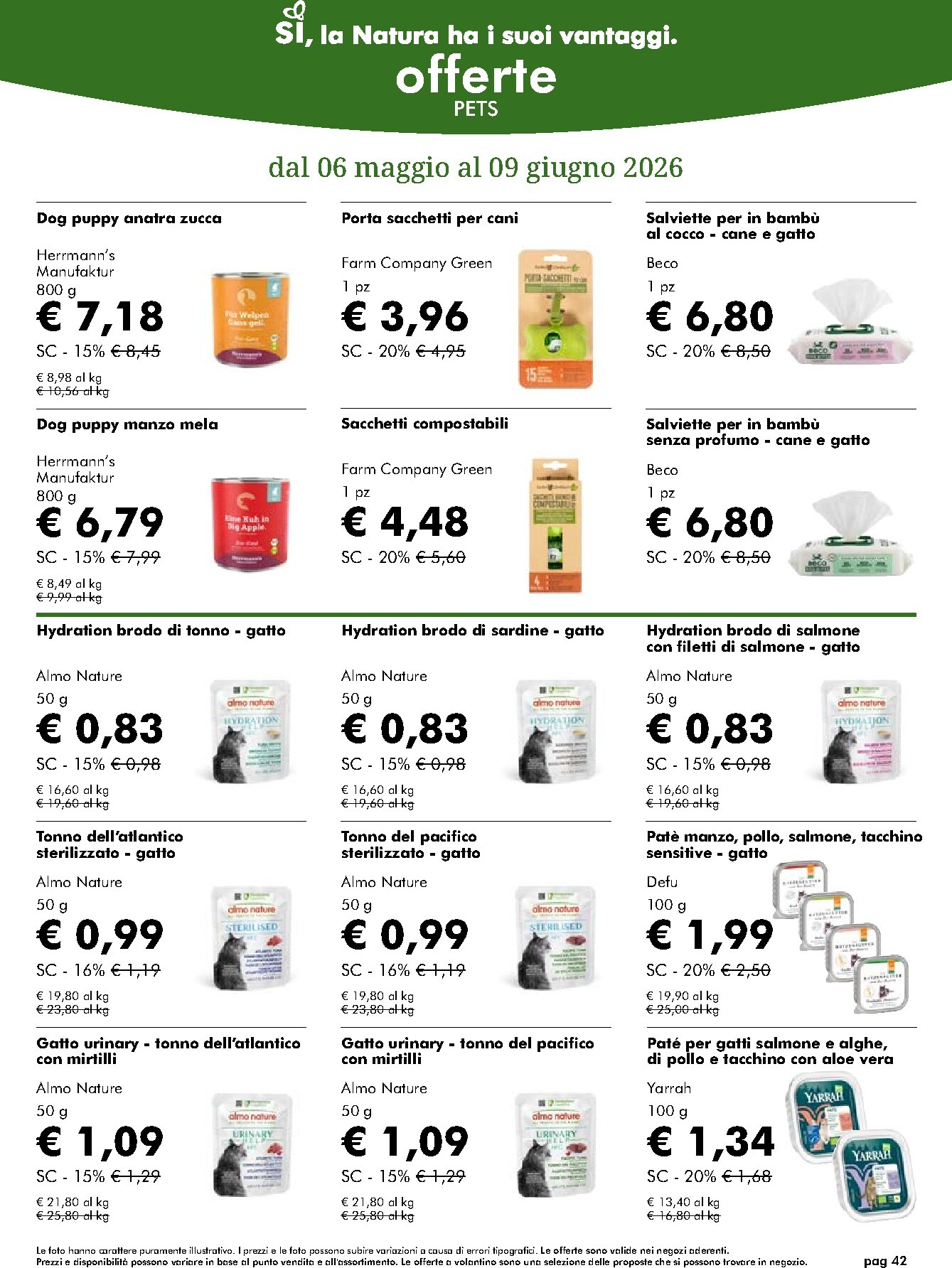 naturasi - Volantino attuale di NaturaSì valido dal mercoledì 06/05/2026 al martedì 09/06/2026 - page: 42