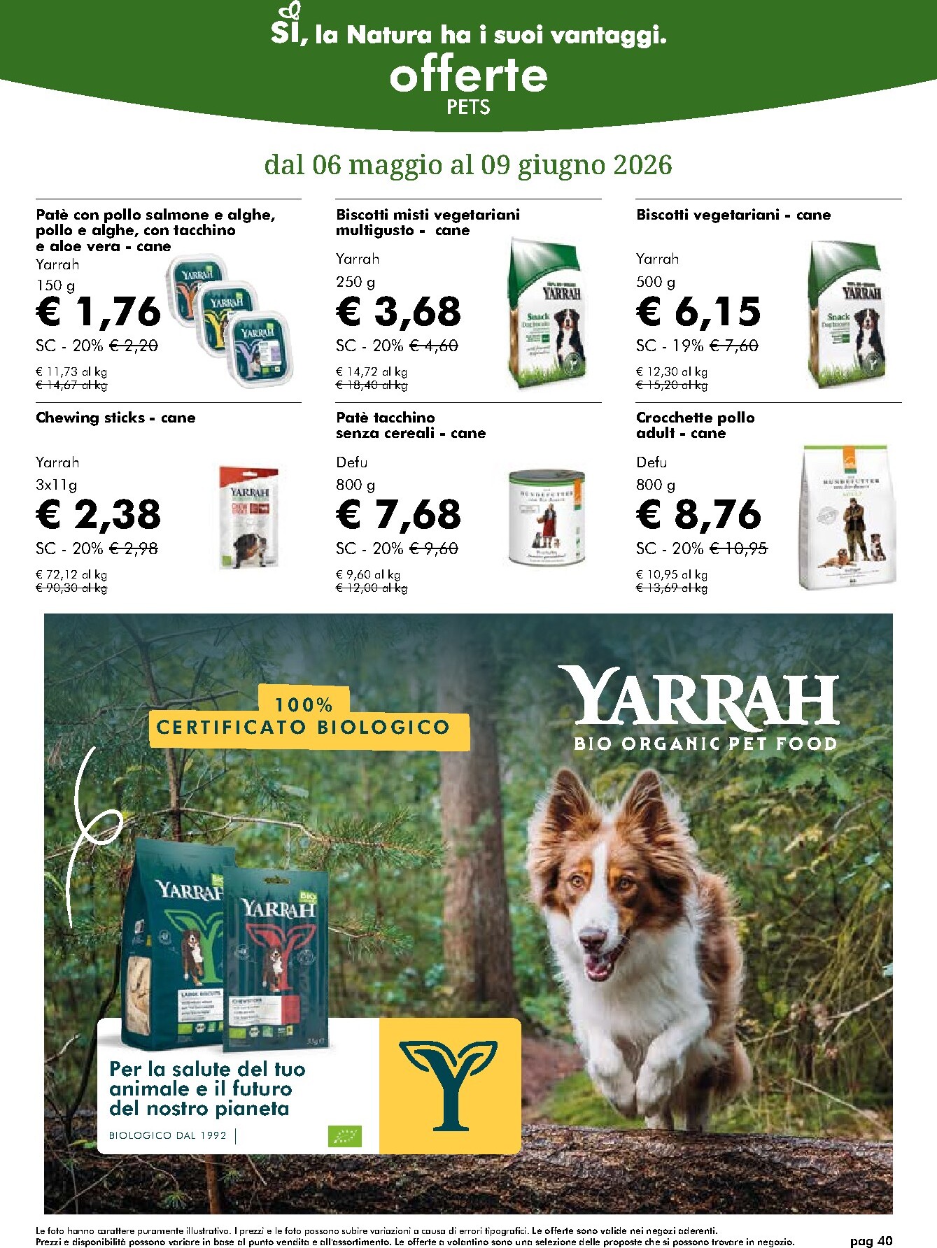 naturasi - Volantino attuale di NaturaSì valido dal mercoledì 06/05/2026 al martedì 09/06/2026 - page: 40