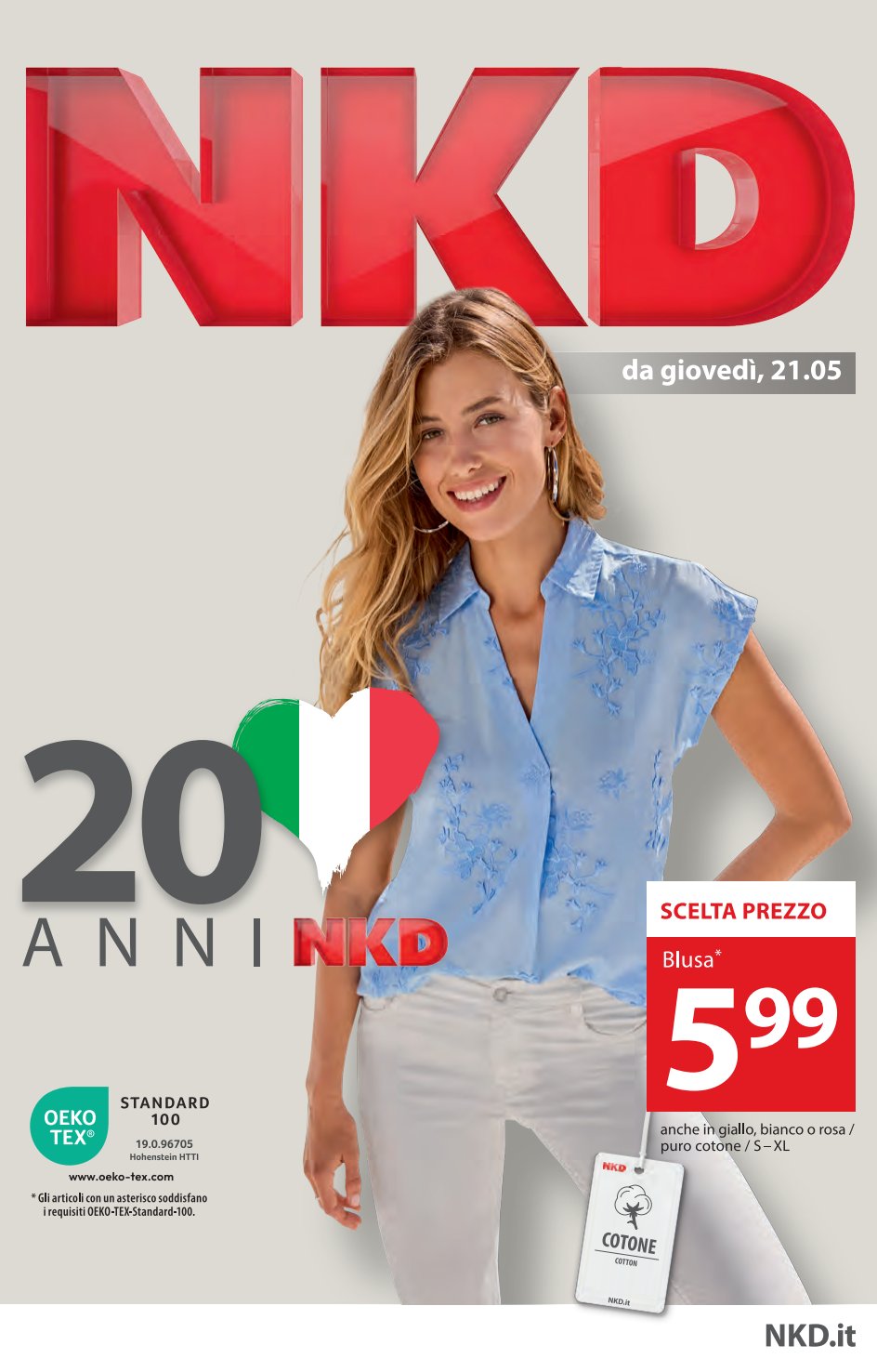 nkd - Volantino futuro NKD valido dal giovedì 21/05/2026 al mercoledì 03/06/2026 - page: 1