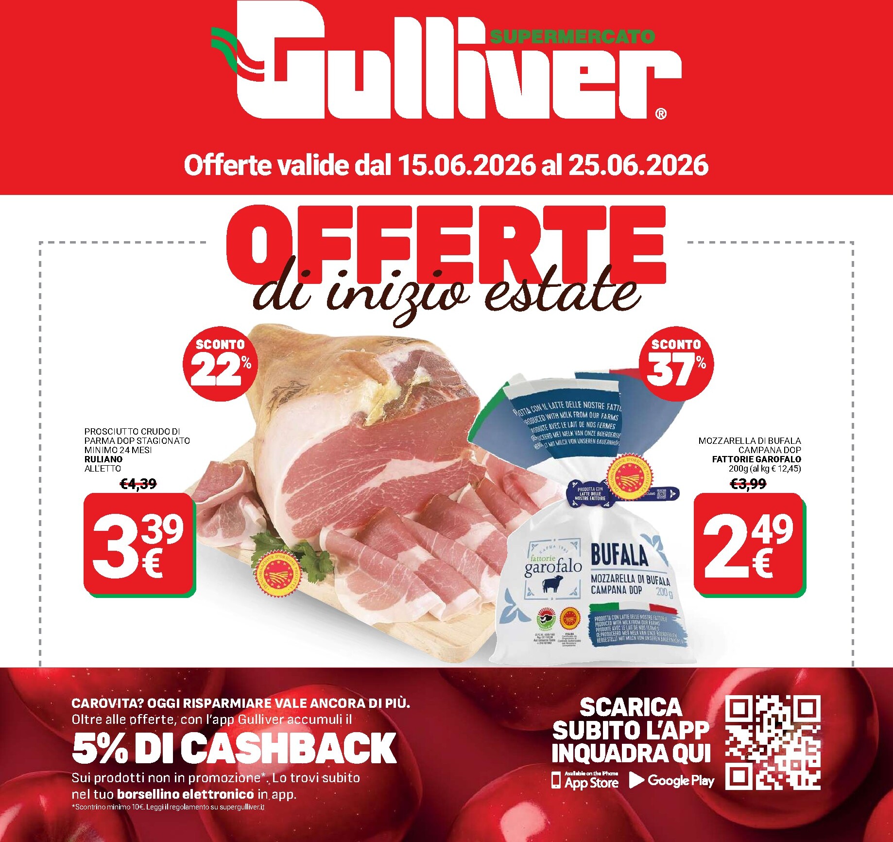 gulliver - Volantino attuale di Gulliver - Offerte di inizio estate valido dal lunedì 15/06/2026 al giovedì 25/06/2026
