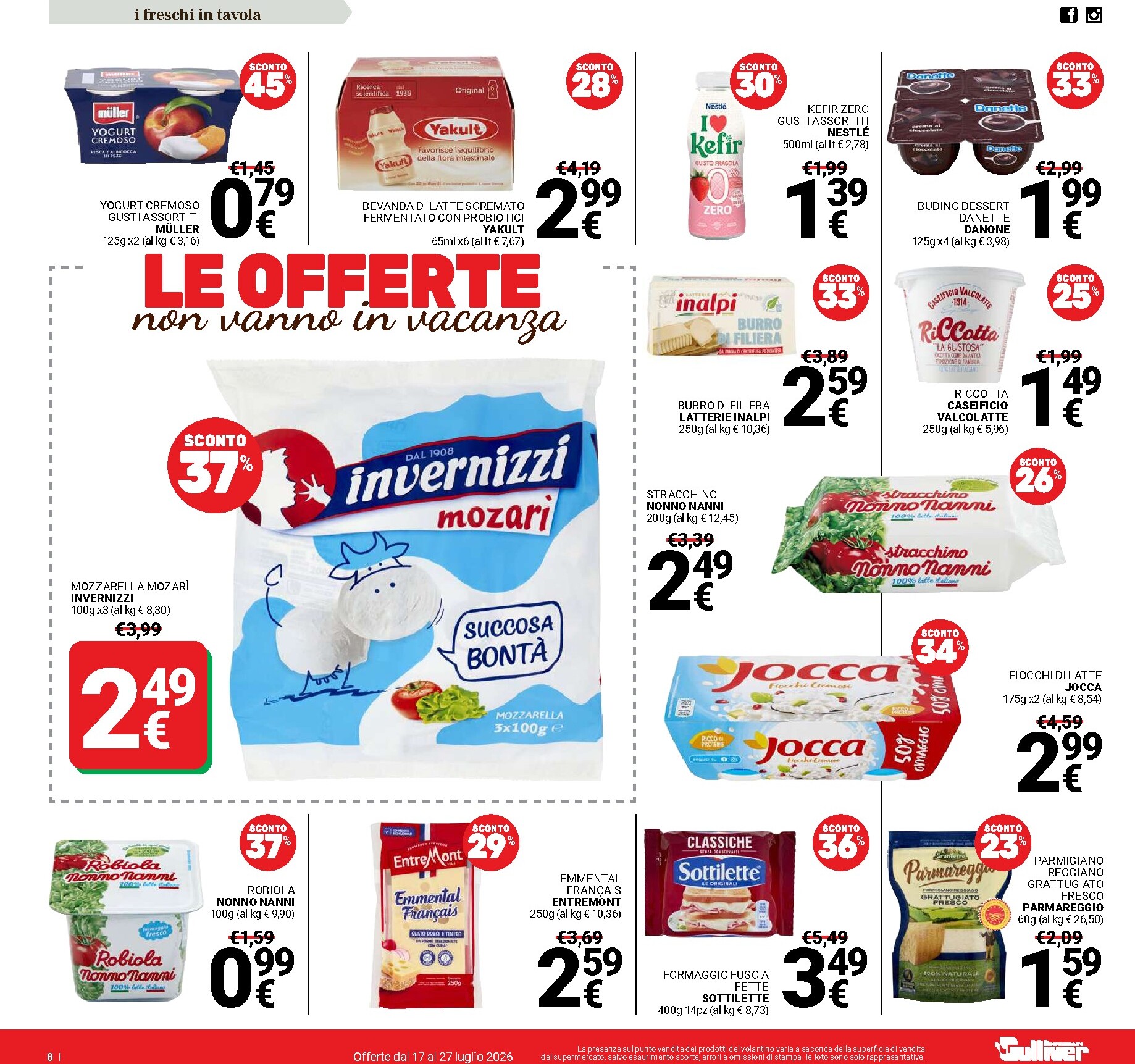 gulliver - Volantino attuale di Gulliver valido dal venerdì 17/07/2026 al lunedì 27/07/2026 - page: 8
