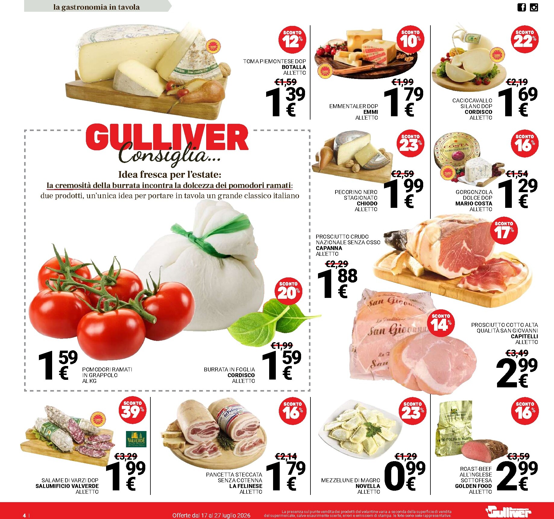 gulliver - Volantino attuale di Gulliver valido dal venerdì 17/07/2026 al lunedì 27/07/2026 - page: 4