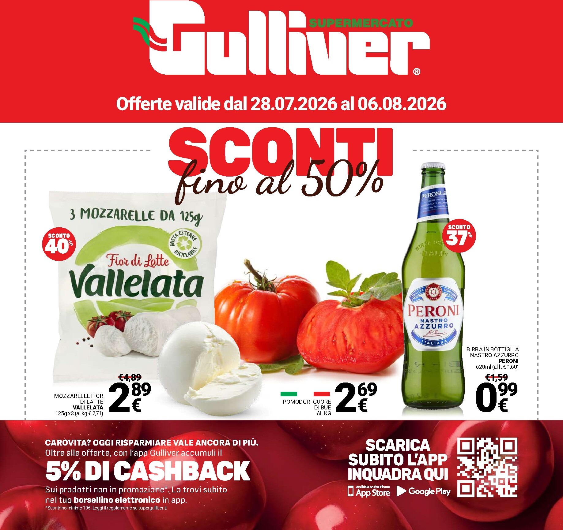 gulliver - Volantino attuale di Gulliver valido dal martedì 28/07/2026 al giovedì 06/08/2026