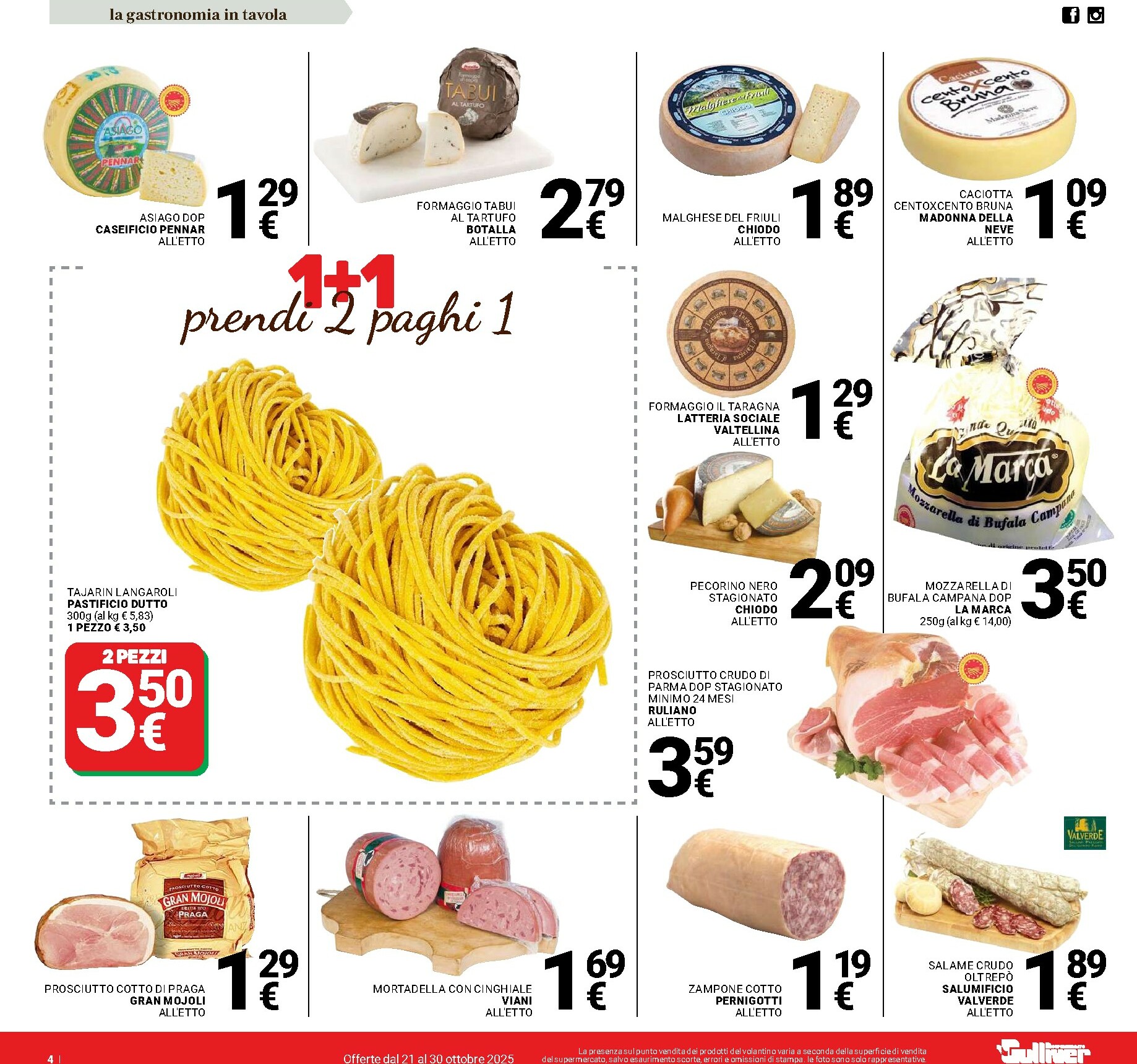 gulliver - Volantino Gulliver - 1+1 valido dal 21/10 al 30/10 - page: 4