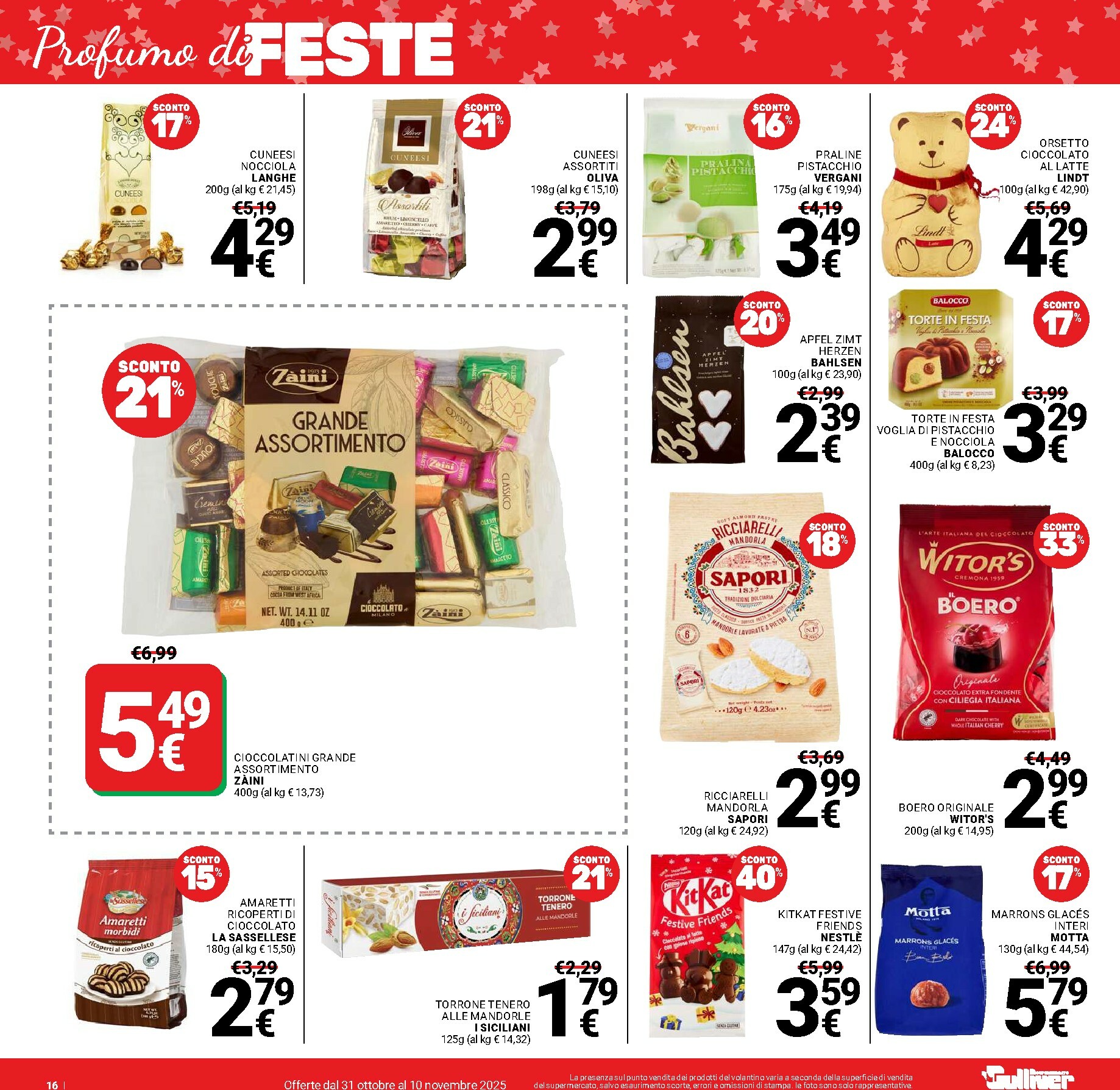 gulliver - Volantino Gulliver - Sconti d'autunno valido dal 31/10 al 10/11 - page: 16