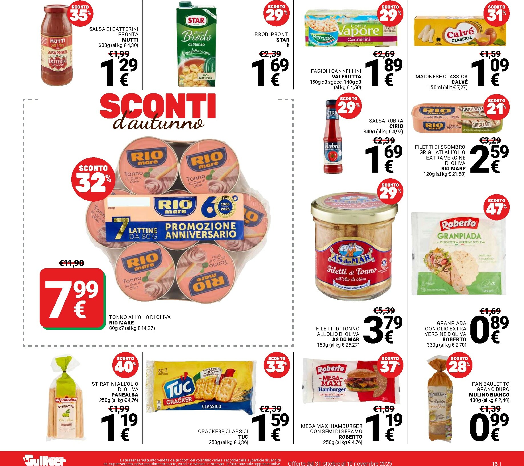 gulliver - Volantino Gulliver - Sconti d'autunno valido dal 31/10 al 10/11 - page: 13