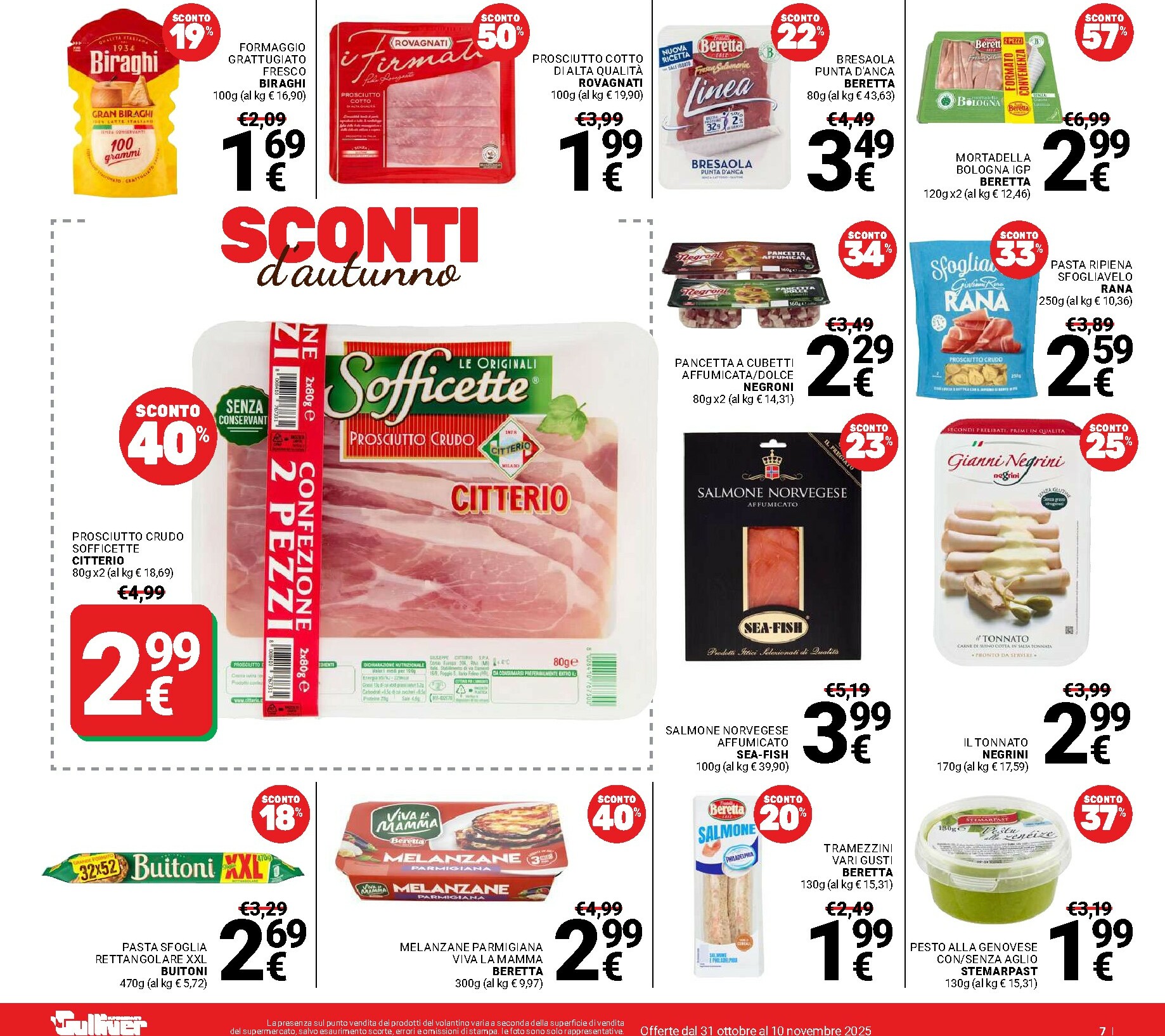 gulliver - Volantino Gulliver - Sconti d'autunno valido dal 31/10 al 10/11 - page: 7