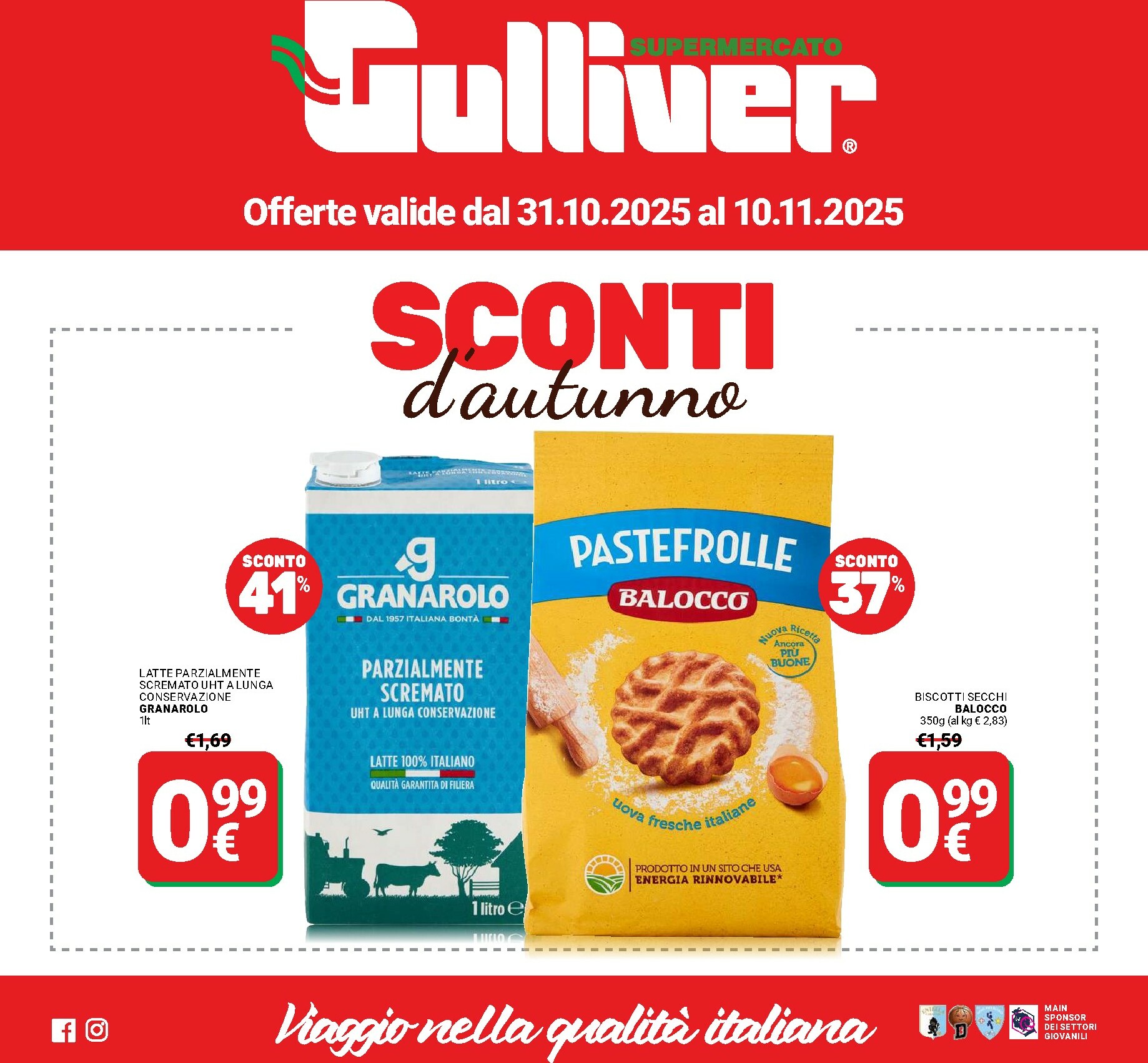 gulliver - Volantino Gulliver - Sconti d'autunno valido dal 31/10 al 10/11