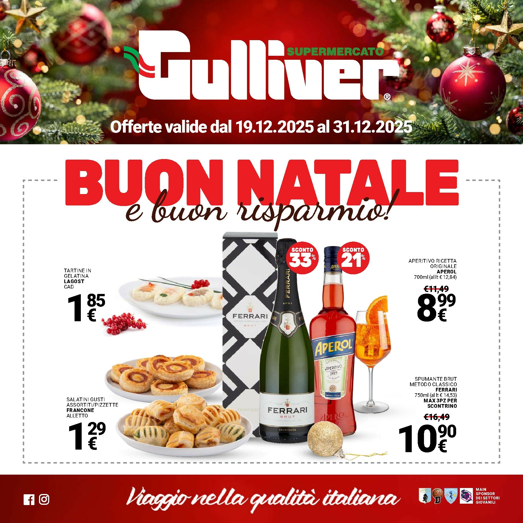 gulliver - Volantino Gulliver - Buon Natale valido dal 19/12 al 31/12