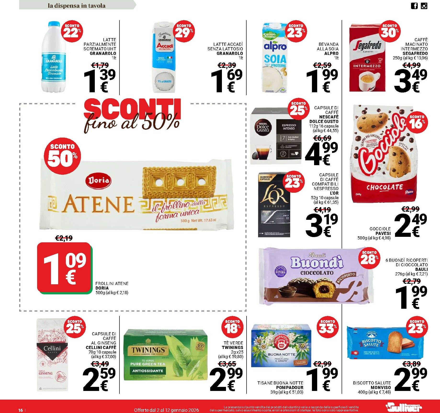 gulliver - Volantino Gulliver valido dal 02/01 al 12/01 - page: 16