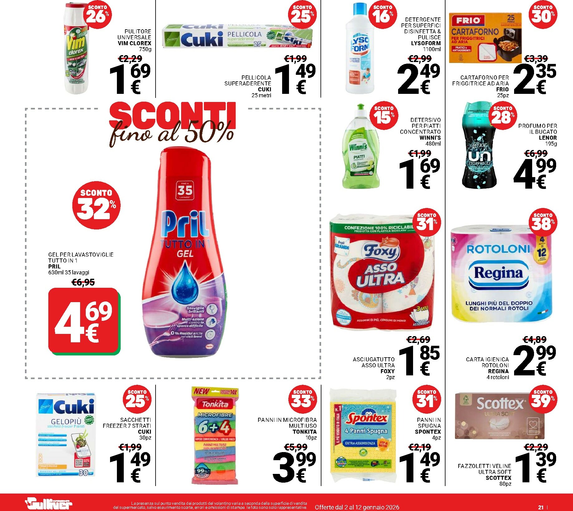 gulliver - Volantino Gulliver valido dal 02/01 al 12/01 - page: 21