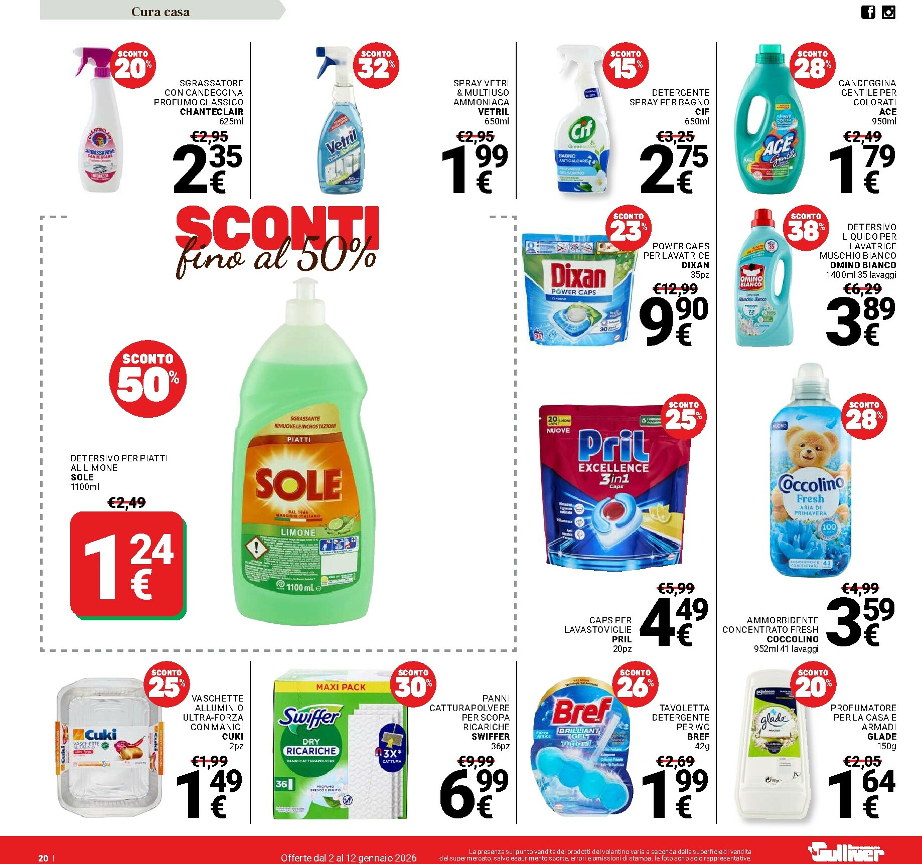 gulliver - Volantino Gulliver valido dal 02/01 al 12/01 - page: 20