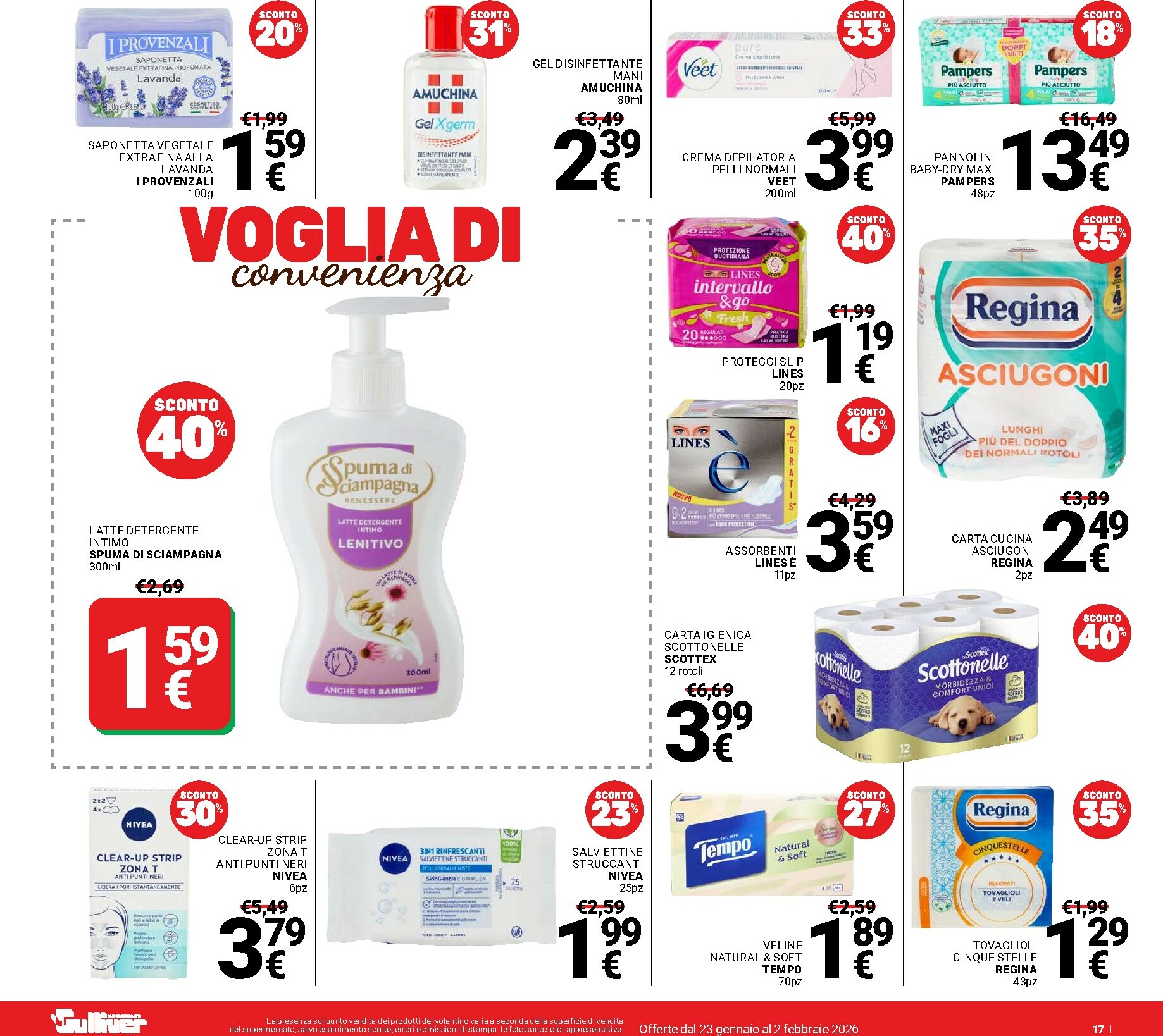 gulliver - Volantino Gulliver valido dal 23/01 al 02/02 - page: 17