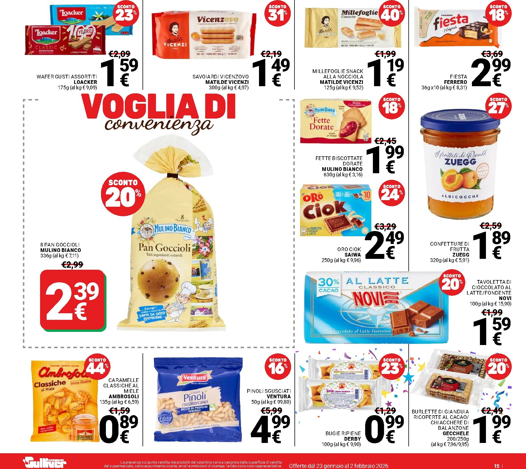 gulliver - Volantino Gulliver valido dal 23/01 al 02/02 - page: 15