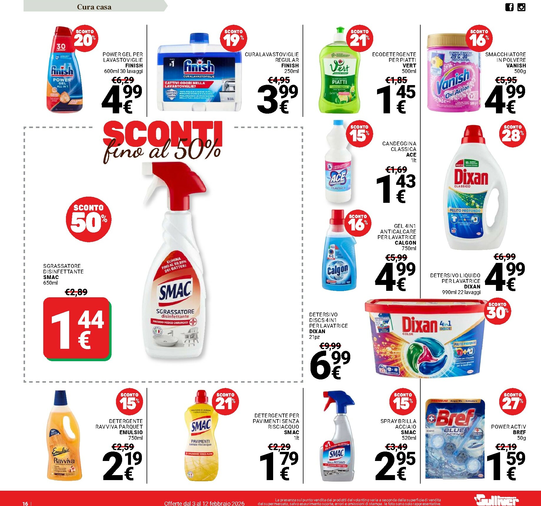 gulliver - Volantino Gulliver valido dal 03/02/2026 al 12/02/2026 - page: 16