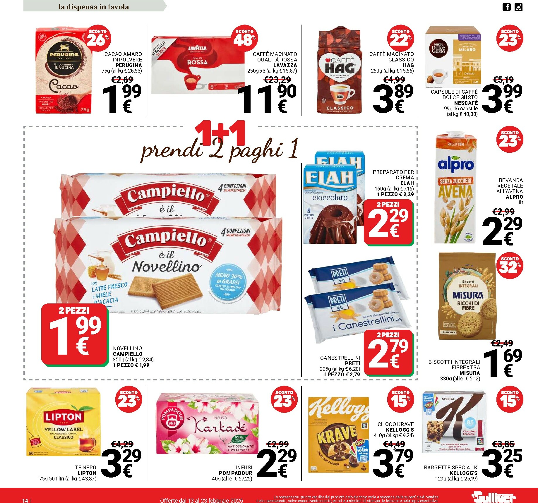 gulliver - Volantino Gulliver valido dal 13/02/2026 al 23/02/2026 - page: 14