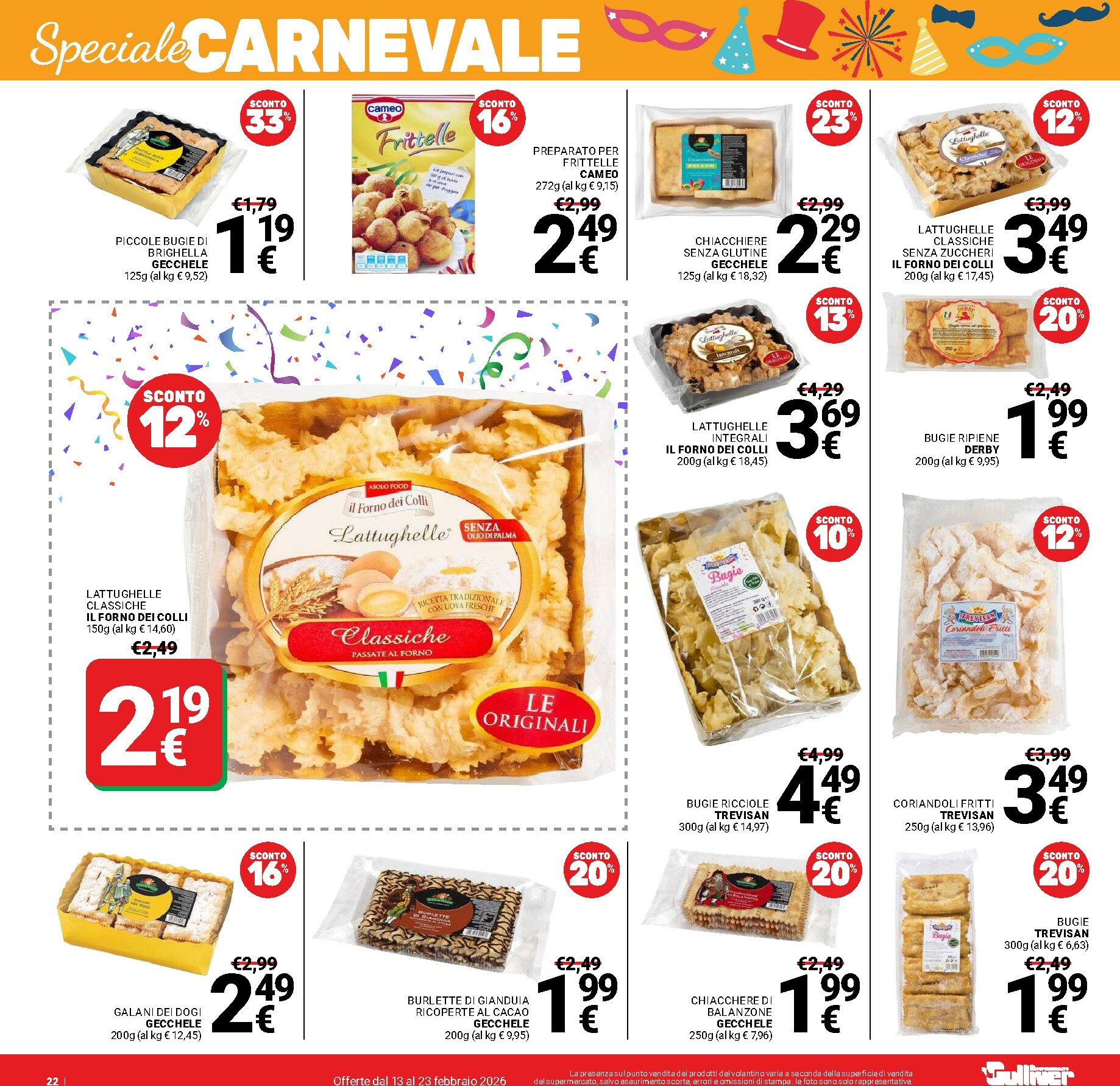 gulliver - Volantino Gulliver valido dal 13/02/2026 al 23/02/2026 - page: 22