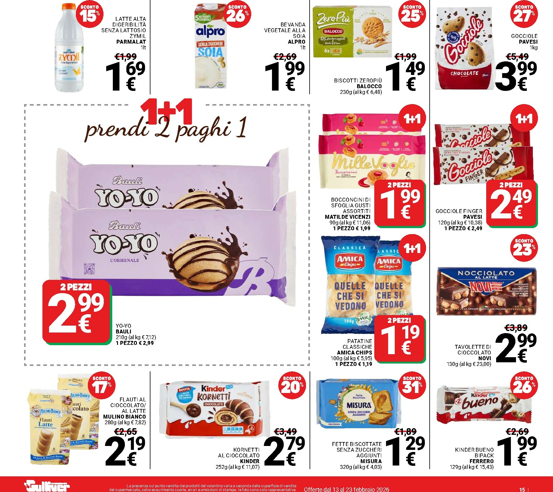gulliver - Volantino Gulliver valido dal 13/02/2026 al 23/02/2026 - page: 15