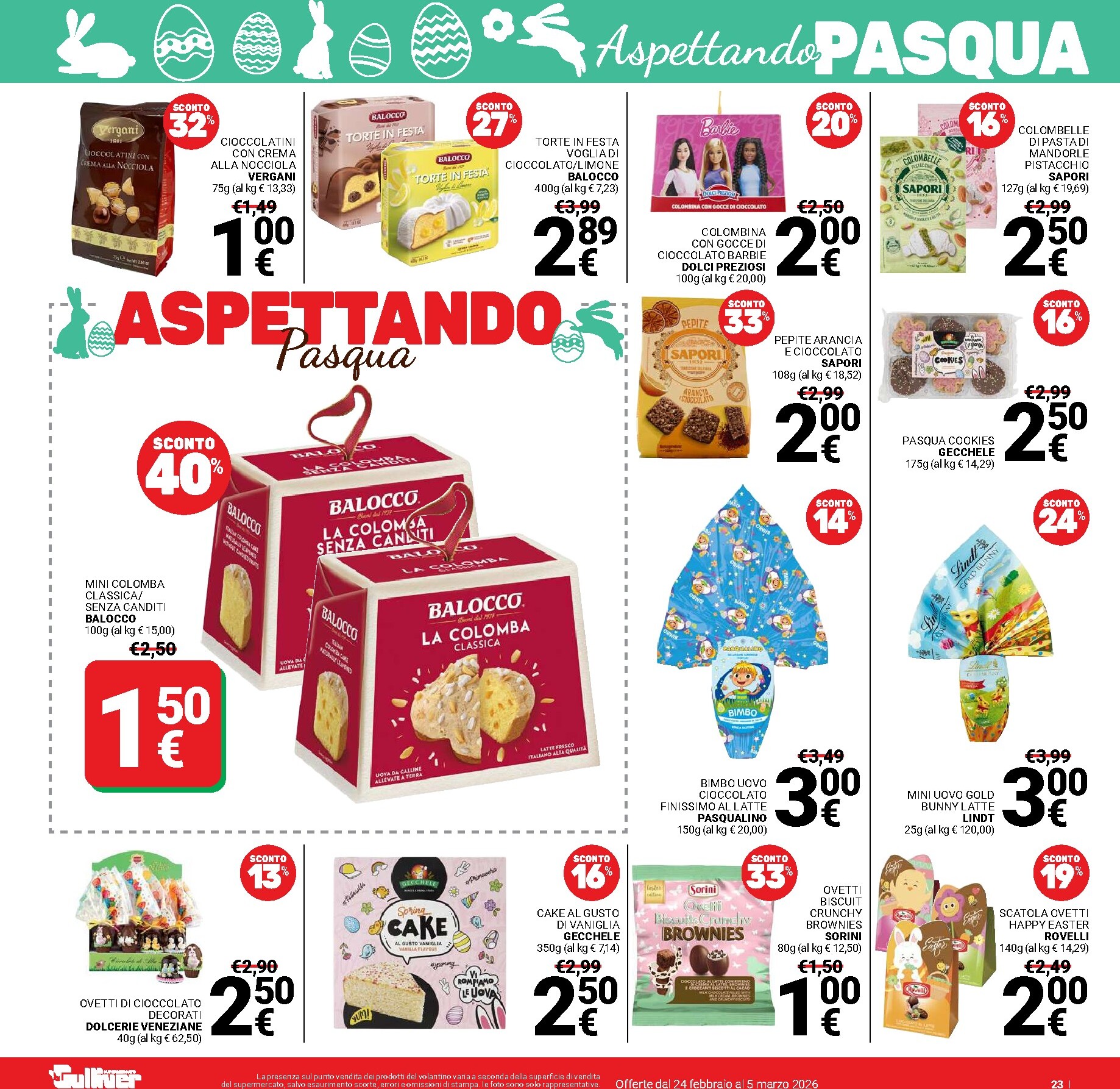 gulliver - Volantino Gulliver valido dal 24/02/2026 al 05/03/2026 - page: 23
