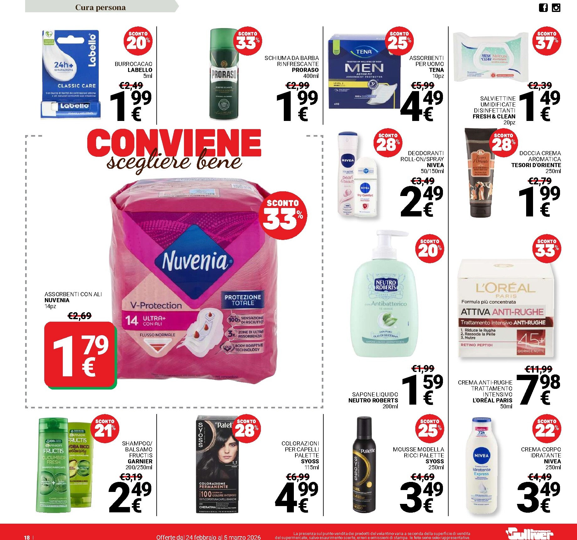 gulliver - Volantino Gulliver valido dal 24/02/2026 al 05/03/2026 - page: 18