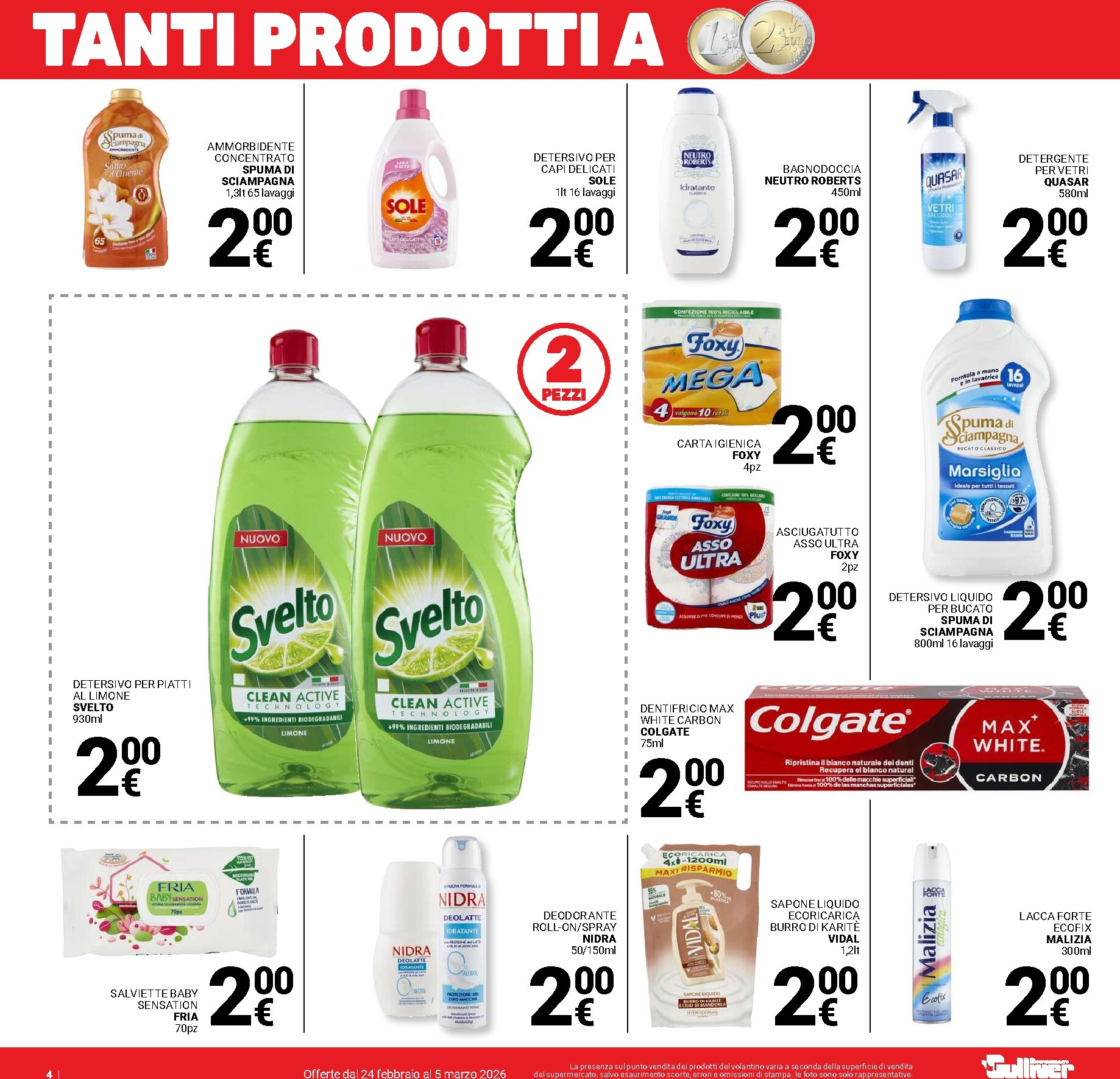 gulliver - Volantino Gulliver valido dal 24/02/2026 al 05/03/2026 - page: 4