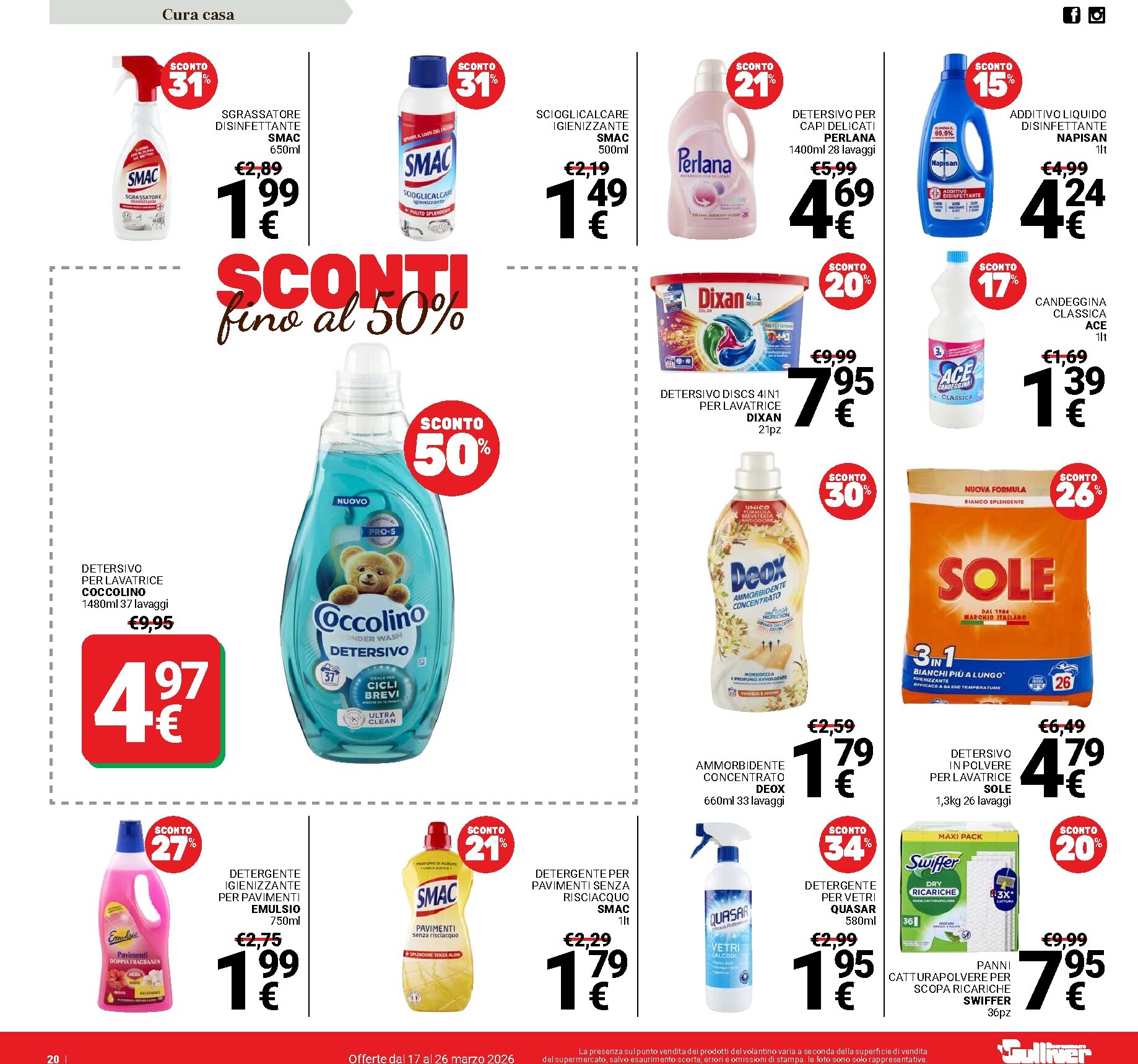 gulliver - Volantino Gulliver - Sconti fino al 50% valido dal 17/03/2026 al 26/03/2026 - page: 20