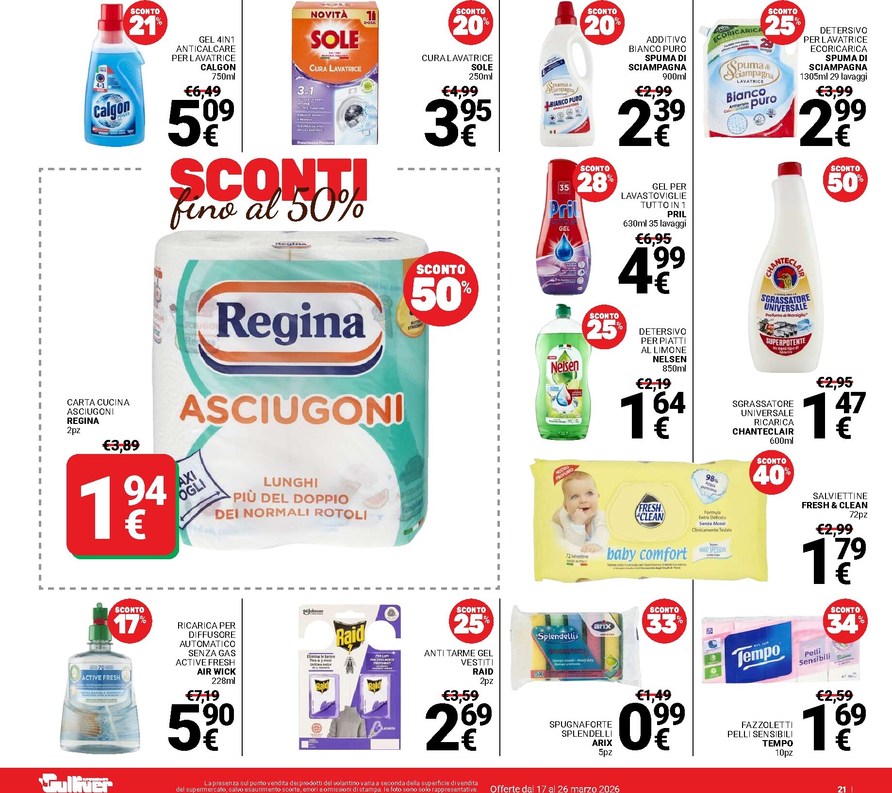 gulliver - Volantino Gulliver - Sconti fino al 50% valido dal 17/03/2026 al 26/03/2026 - page: 21
