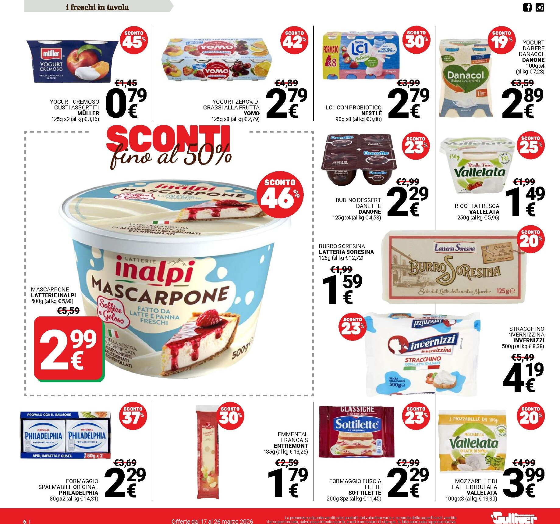 gulliver - Volantino Gulliver - Sconti fino al 50% valido dal 17/03/2026 al 26/03/2026 - page: 6