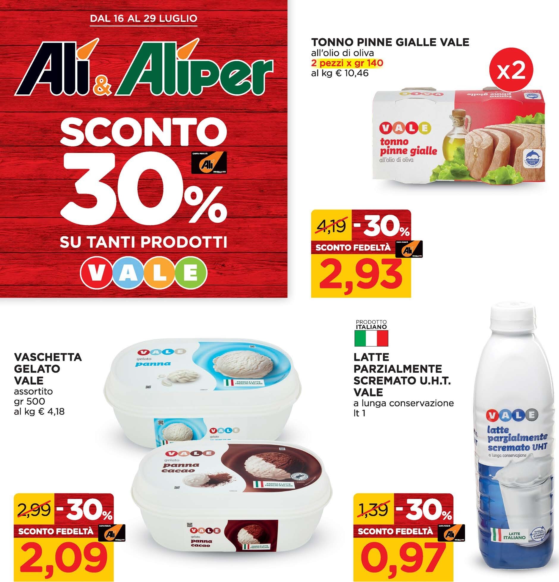 ali-aliper - Volantino attuale di Ali - Aliper valido dal giovedì 16/07/2026 al mercoledì 29/07/2026 - page: 1