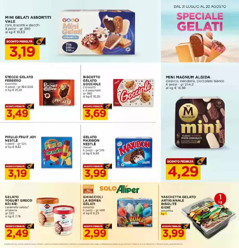 ali-aliper - Volantino Ali - Aliper valido dal 31/07 al 20/08 - page: 17
