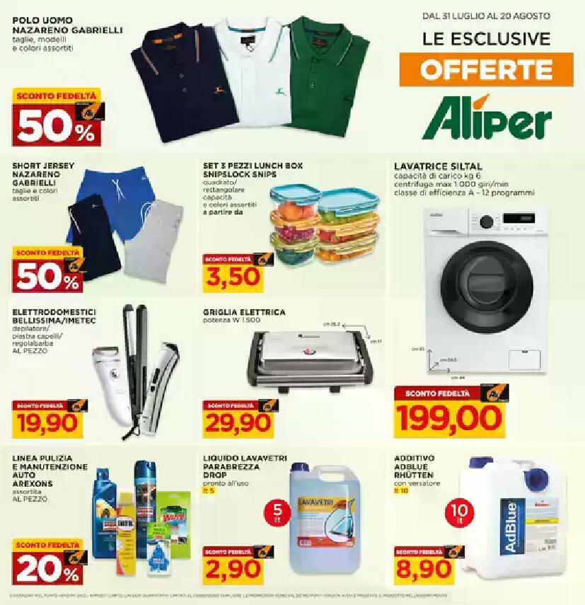 ali-aliper - Volantino Ali - Aliper valido dal 31/07 al 20/08 - page: 21