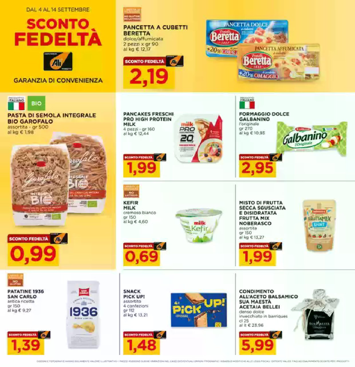ali-aliper - Volantino Ali - Aliper valido dal 04/09 al 13/09 - page: 12