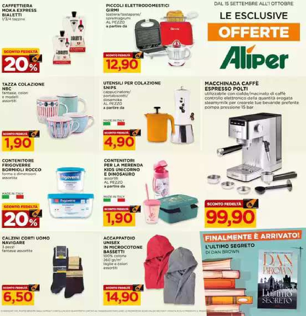 ali-aliper - Volantino Ali - Aliper valido dal 15/09 al 01/10 - page: 19