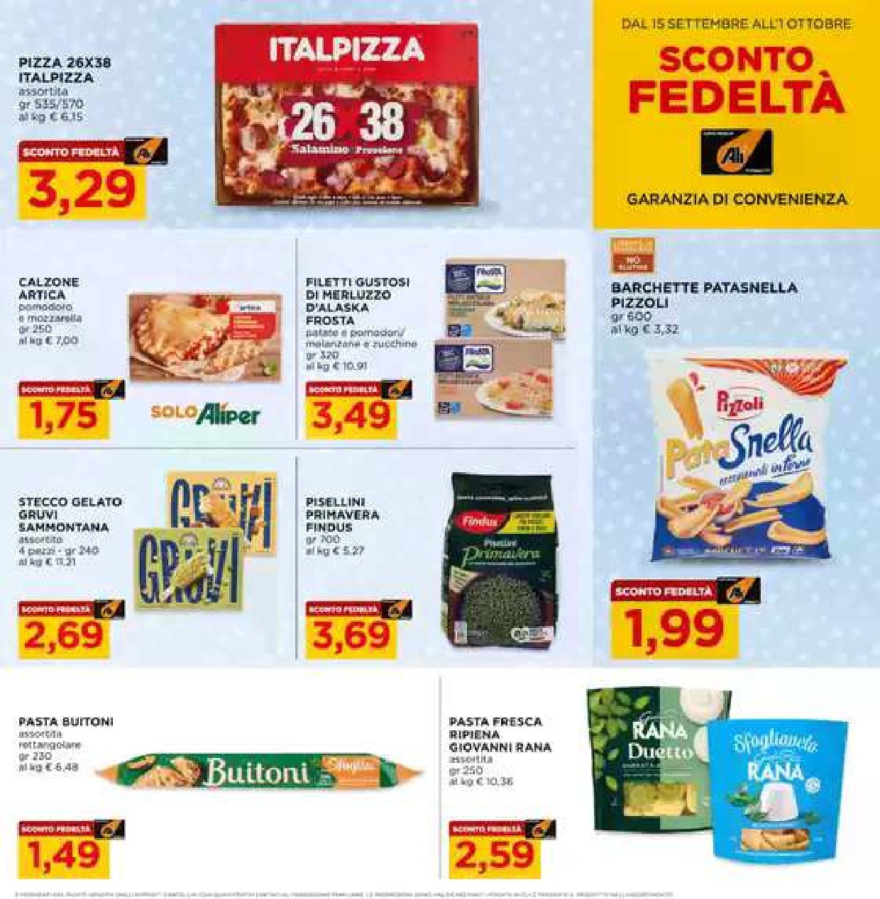 ali-aliper - Volantino Ali - Aliper valido dal 15/09 al 01/10 - page: 11