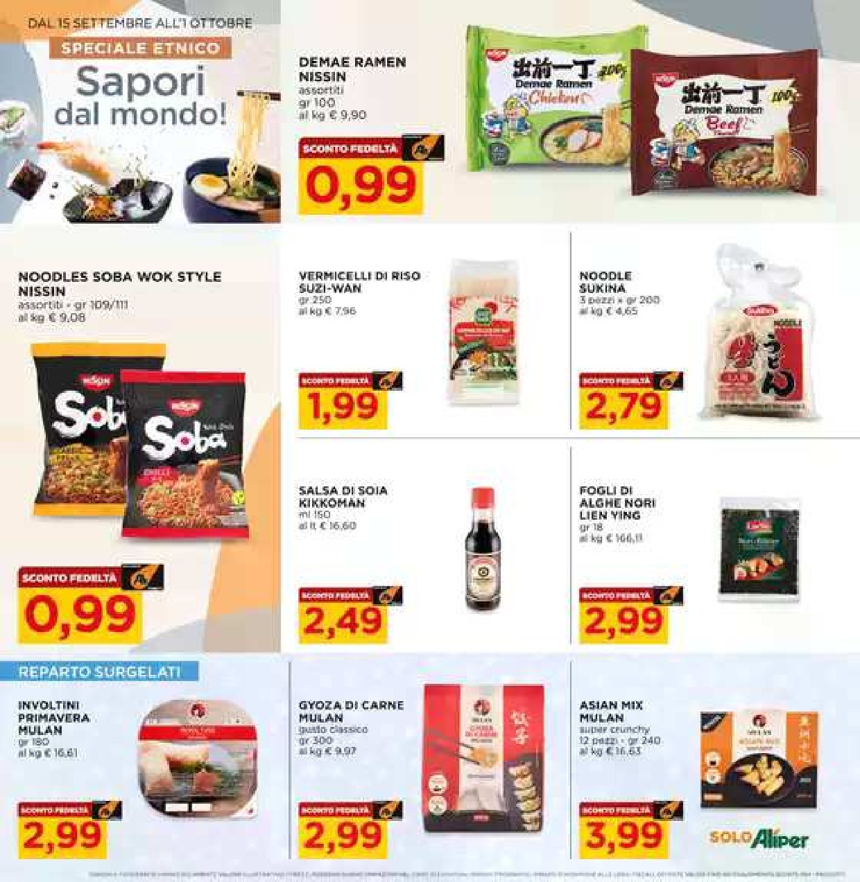 ali-aliper - Volantino Ali - Aliper valido dal 15/09 al 01/10 - page: 16