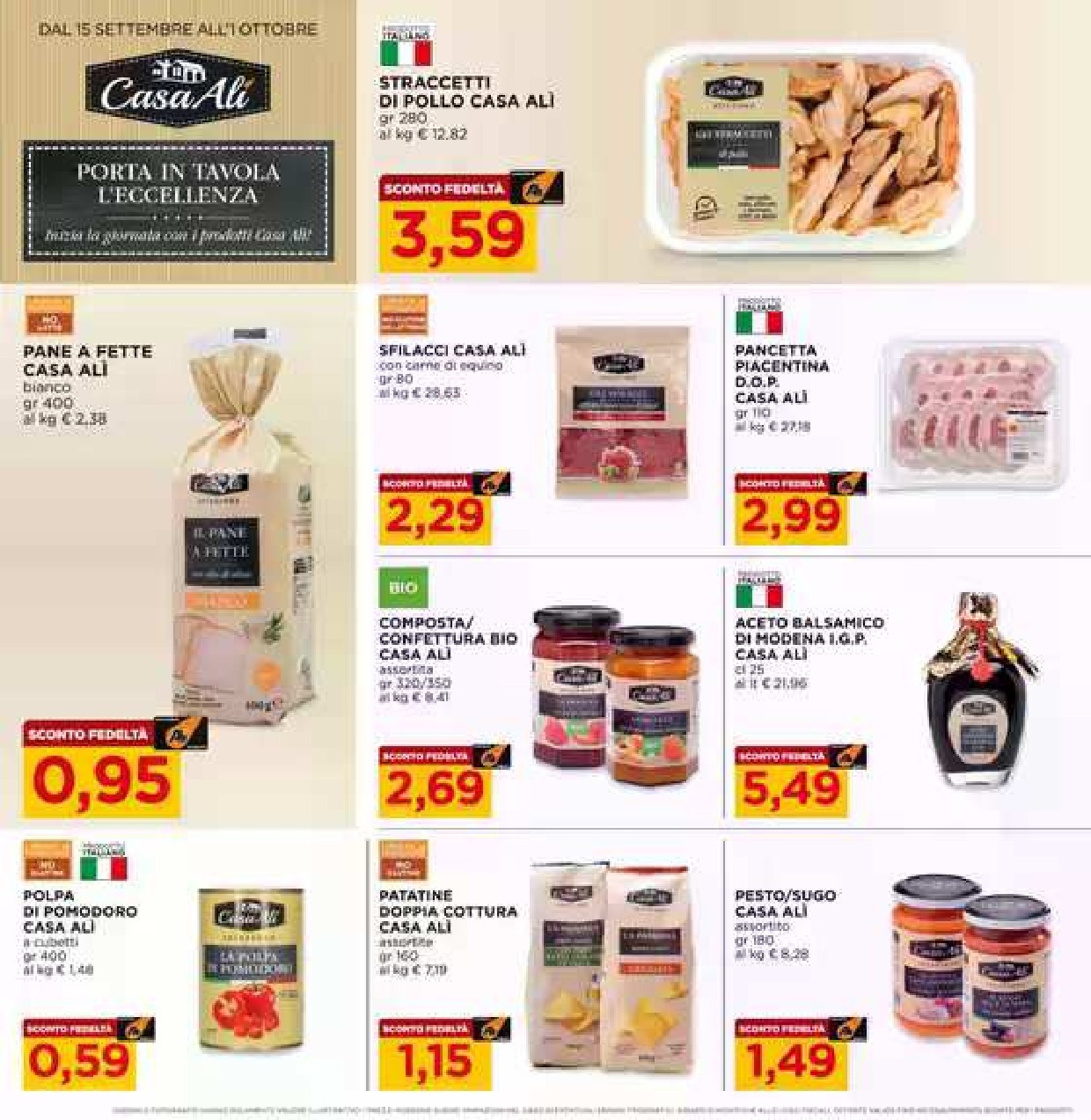ali-aliper - Volantino Ali - Aliper valido dal 15/09 al 01/10 - page: 18