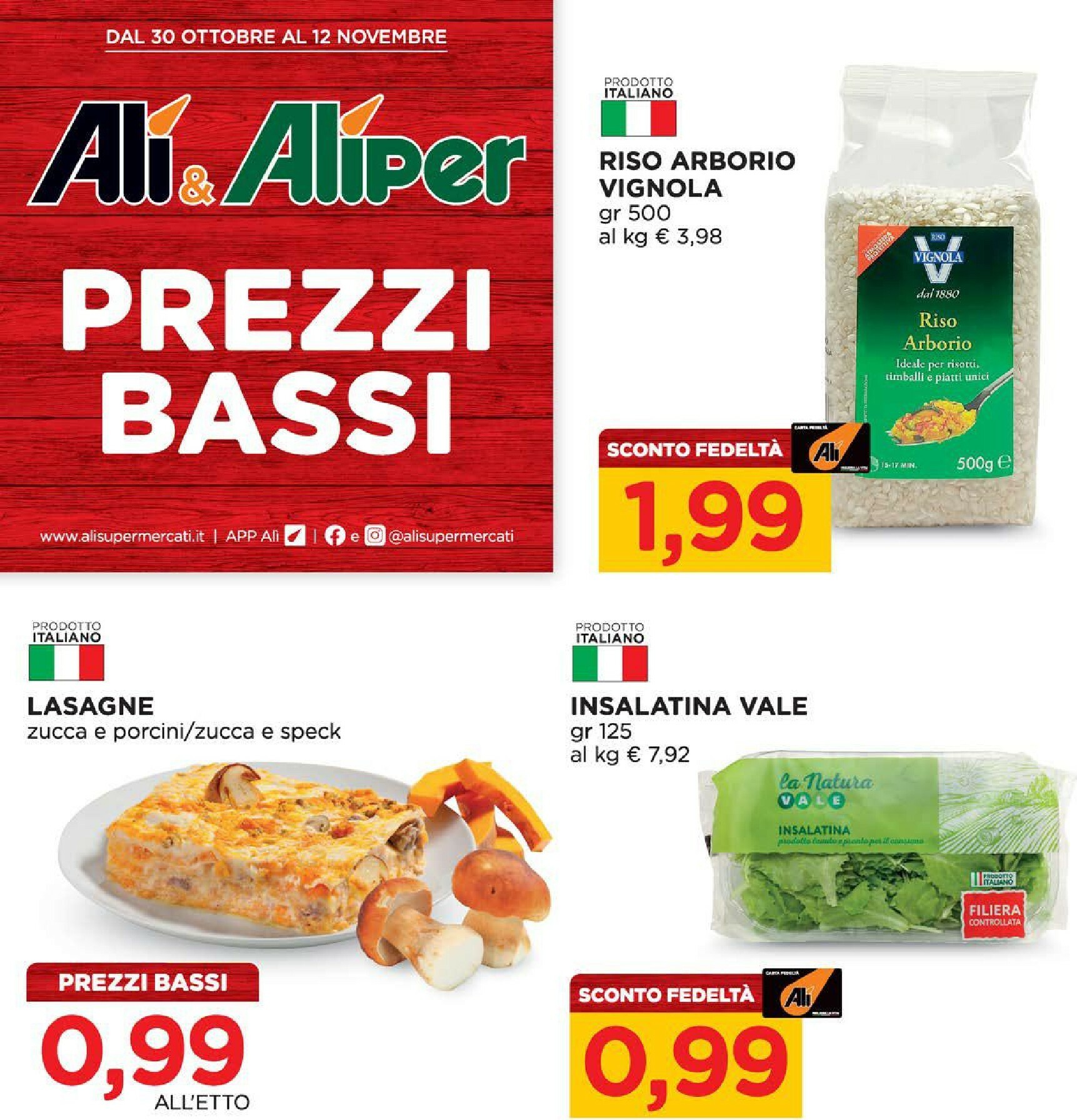 ali-aliper - Volantino Ali - Aliper valido dal 30/10 al 12/11