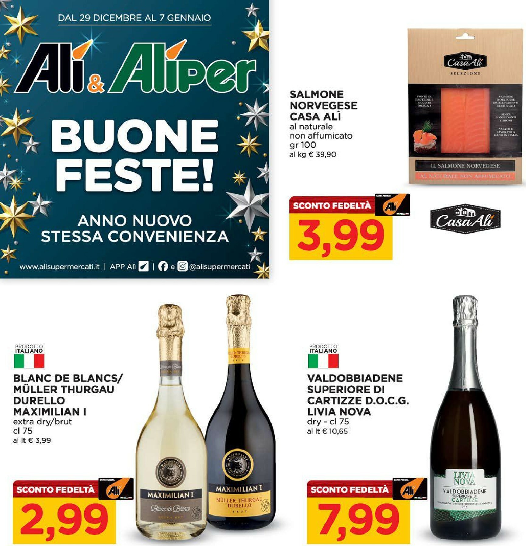 ali-aliper - Volantino Ali - Aliper valido dal 29/12 al 07/01