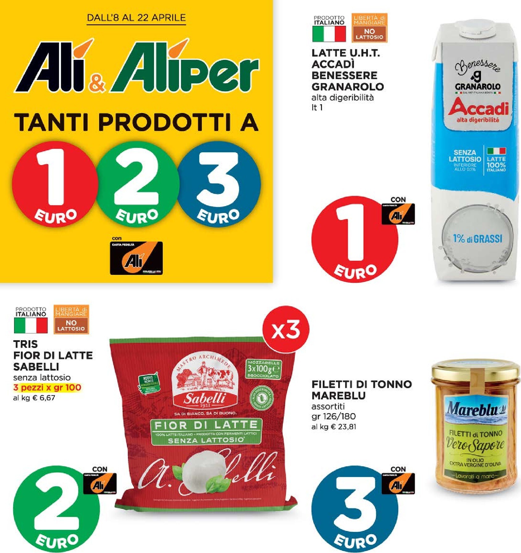 ali-aliper - Volantino attuale di Ali - Aliper valido dal mercoledì 08/04/2026 al mercoledì 22/04/2026