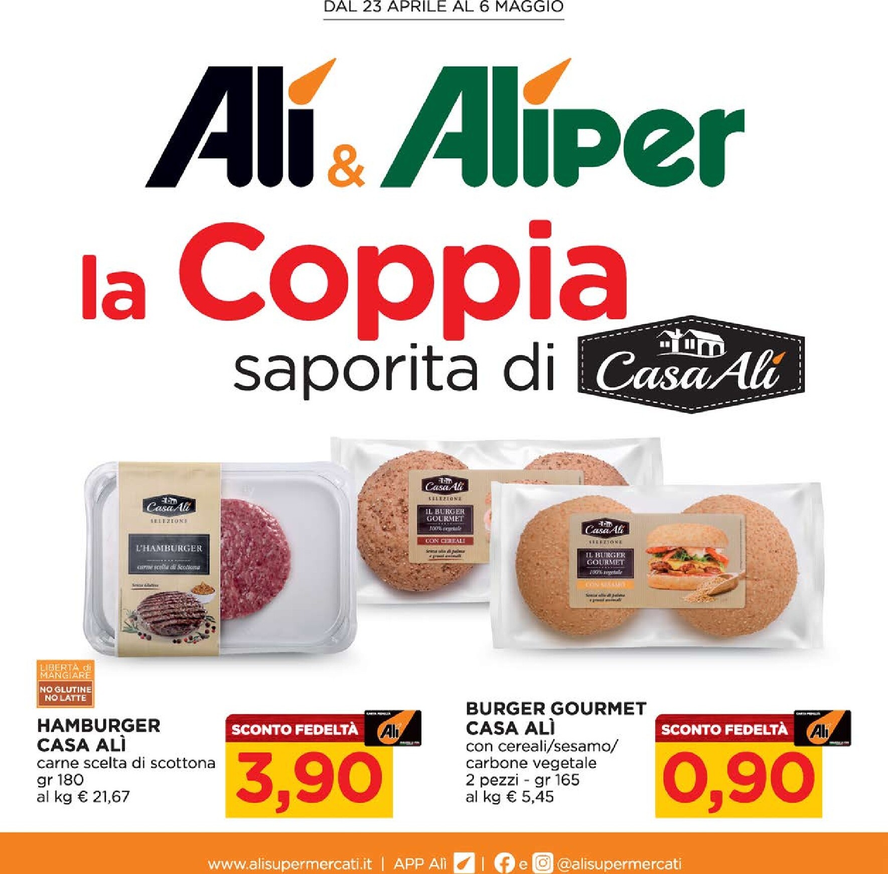 ali-aliper - Volantino attuale di Ali - Aliper valido dal giovedì 23/04/2026 al mercoledì 06/05/2026 - page: 1
