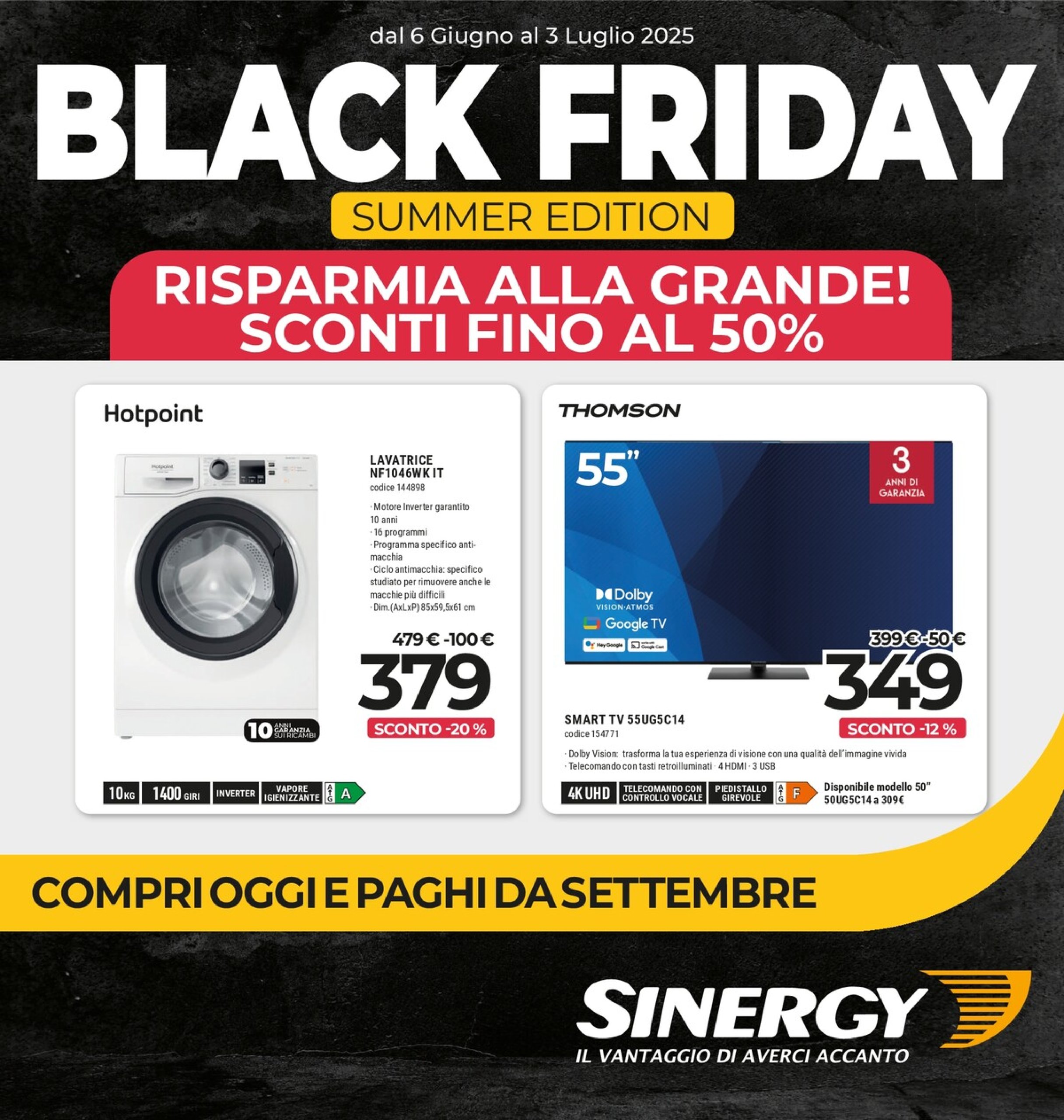 sinergy - Volantino Sinergy valido dal 06/06 al 08/07