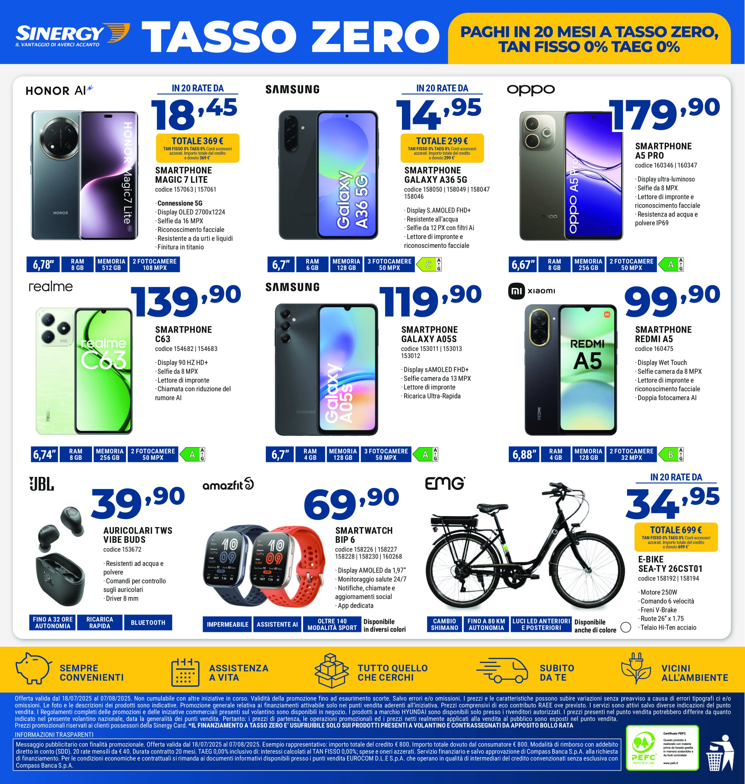 sinergy - Volantino Sinergy valido dal 18/07 al 07/08 - page: 12