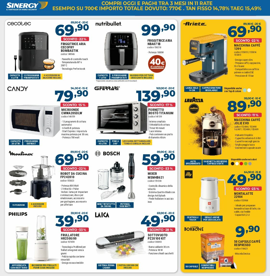 sinergy - Volantino Sinergy valido dal 08/08 al 31/08 - page: 5