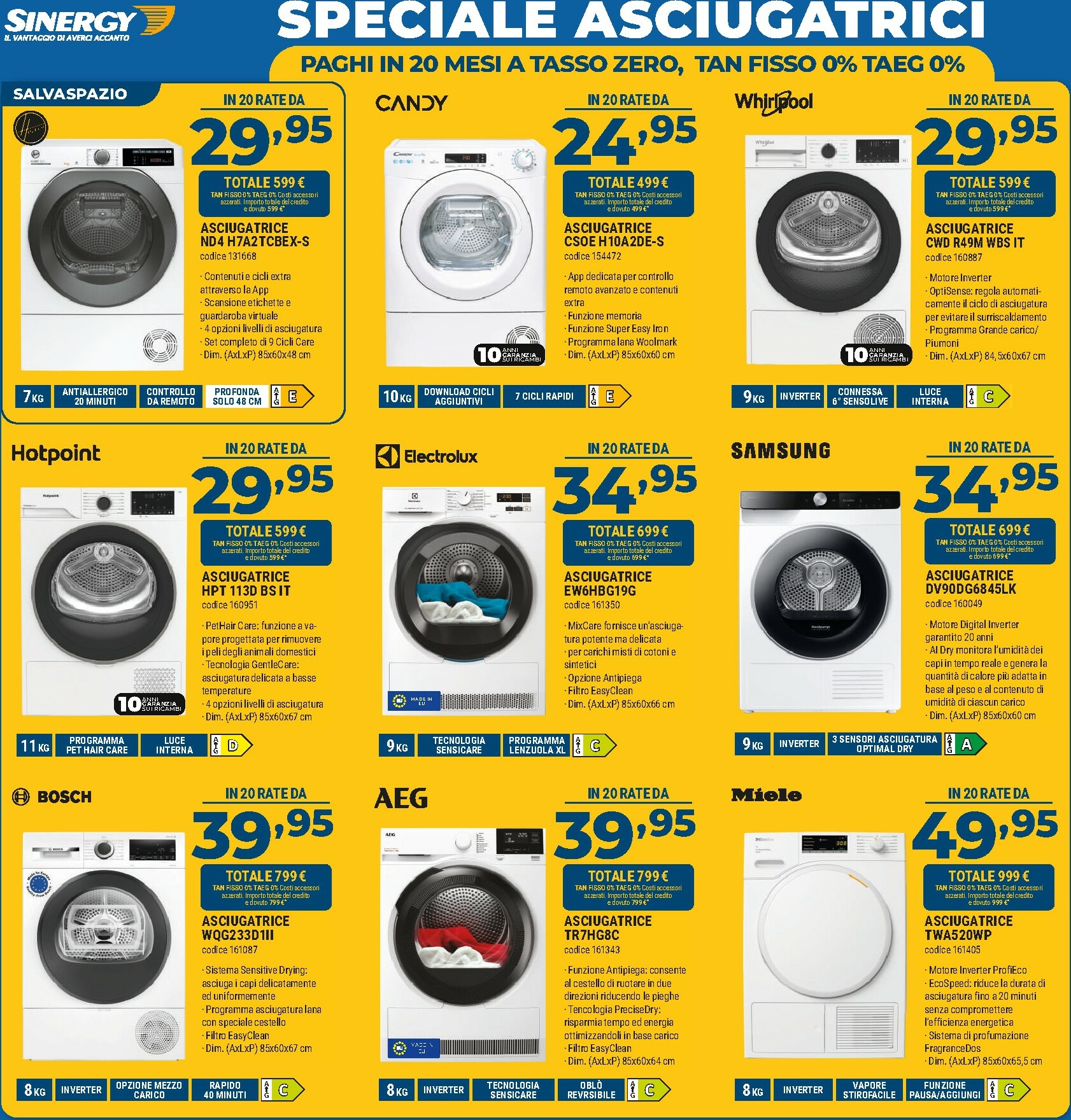sinergy - Volantino Sinergy valido dal 03/10 al 22/10 - page: 8