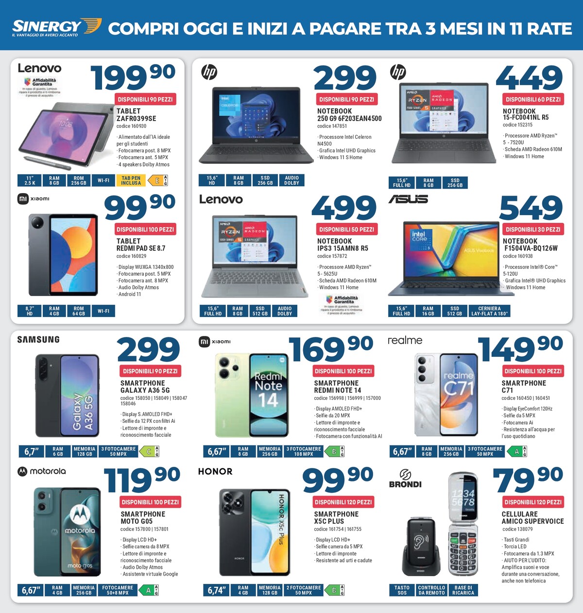sinergy - Volantino Sinergy - Black Days valido dal 07/11 al 20/11 - page: 5